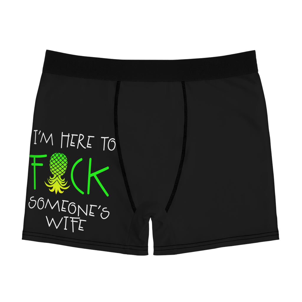 Funny Men's Boxer Briefs with Pineapple Design - Perfect for Gag Gifts
