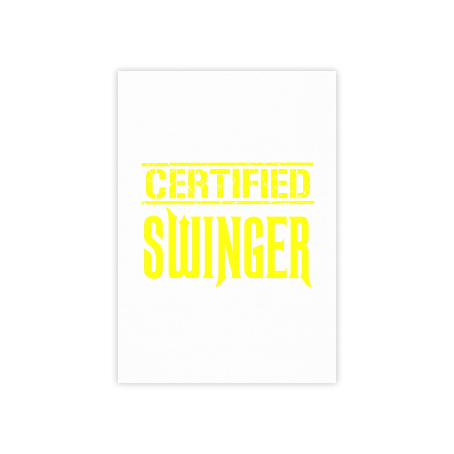 Certified Swinger Post-it® Note Pads
