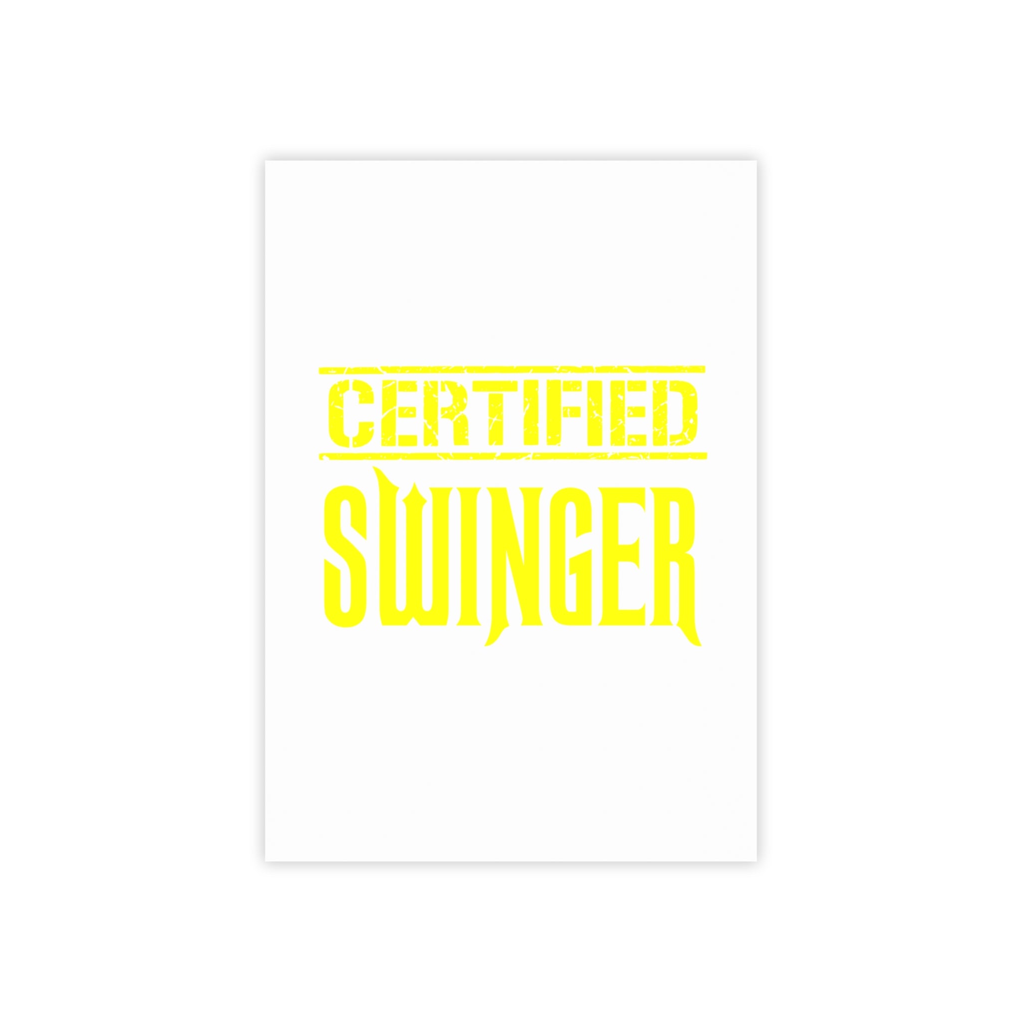 Certified Swinger Post-it® Note Pads