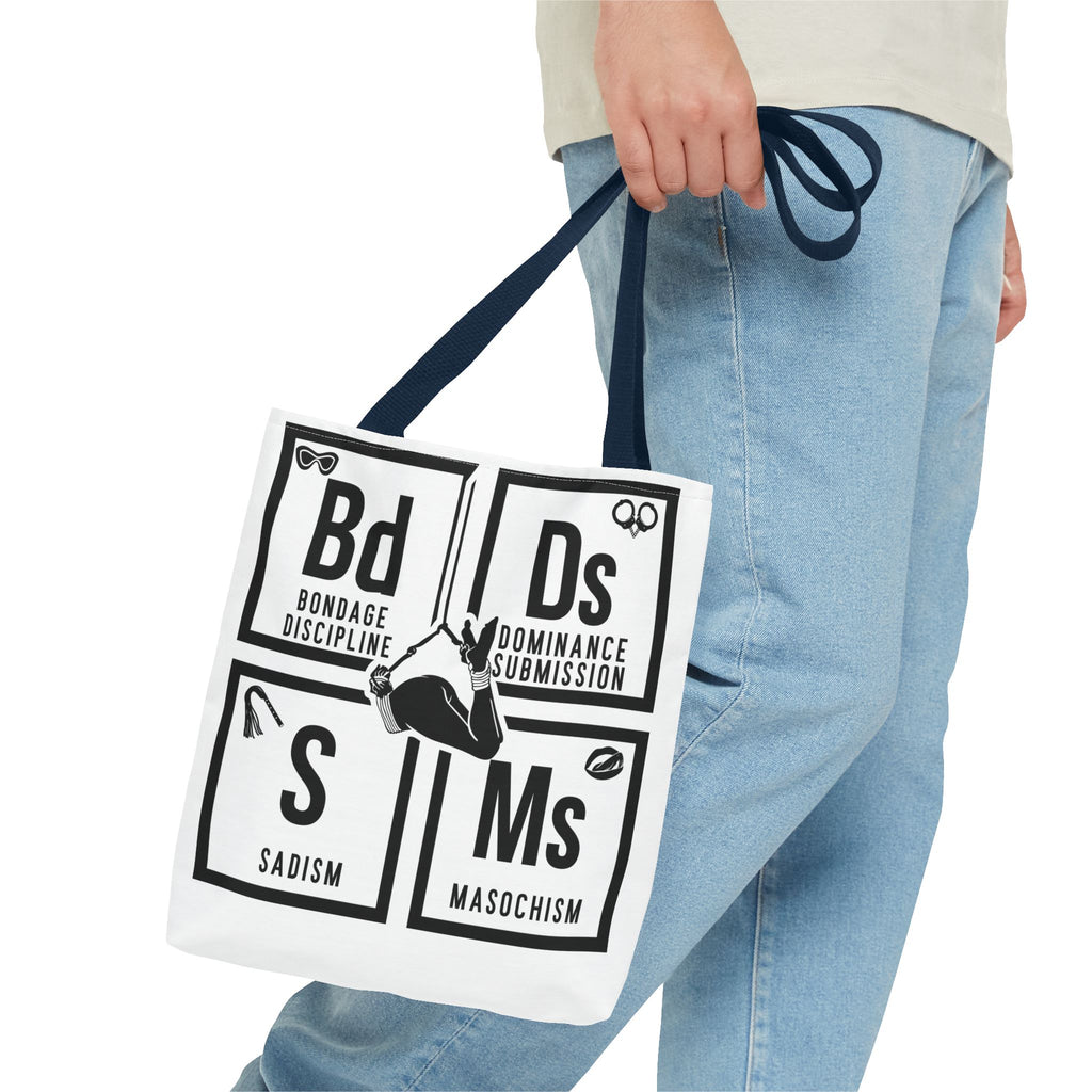 BDSM Elements Tote Bag - Stylish and Edgy Carryall for Fans of Kink Culture