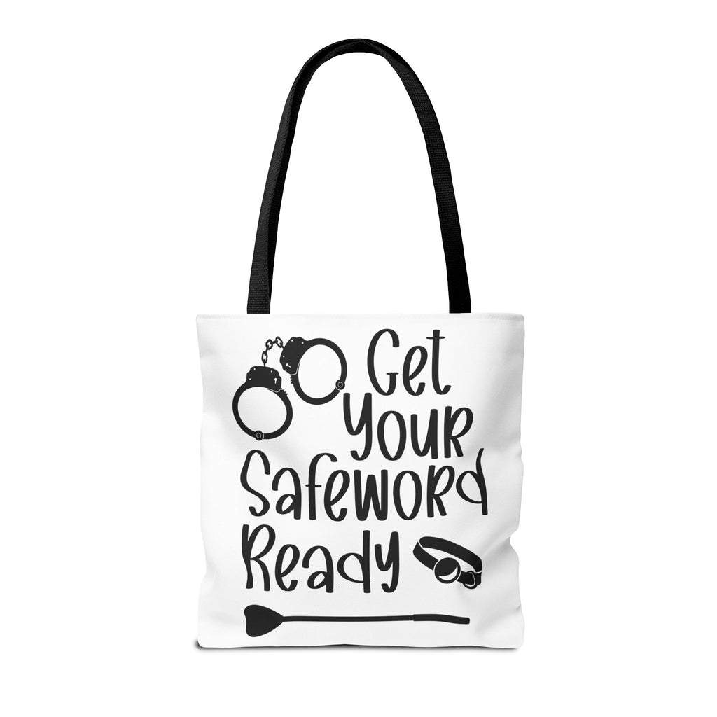 Get Your Safeword Ready Tote Bag - Fun & Playful Carryall for Kinky Adventures, Ideal for Couples & BDSM Enthusiasts