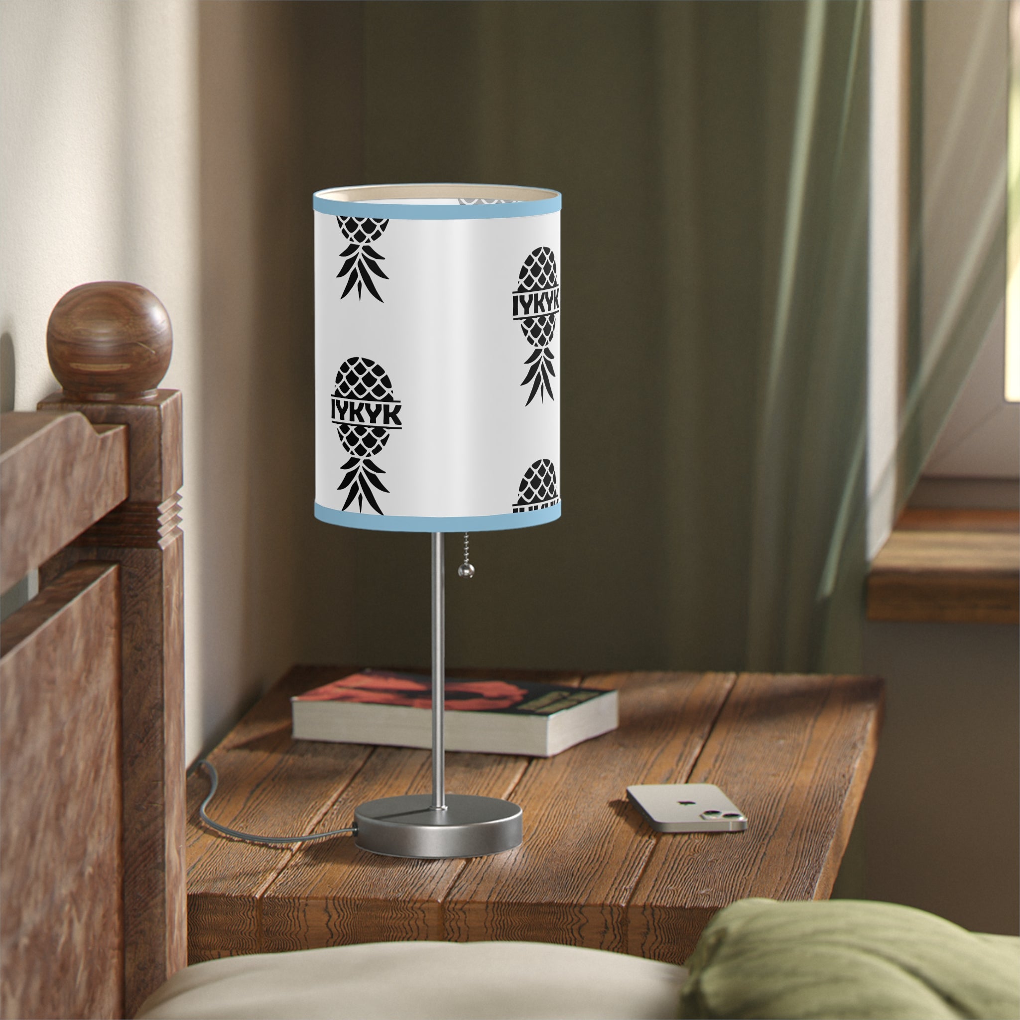 Pineapple Pattern Table Lamp - Modern Home Decor with US|CA Plug