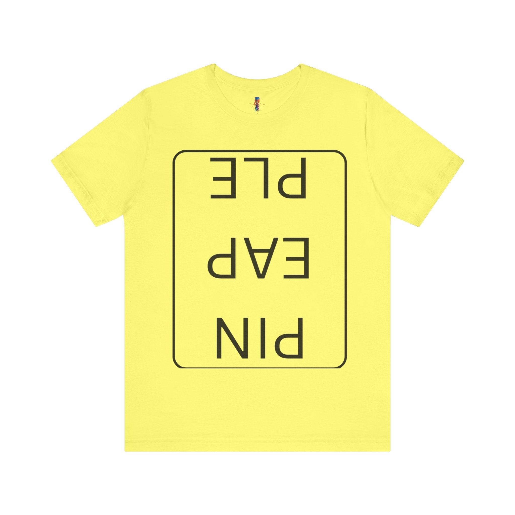 Funny Unisex Jersey Short Sleeve Tee - 'PIN EAP PLE' Design