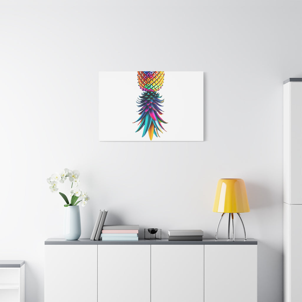 Canvas Print - Colorful Upside Down Pineapple