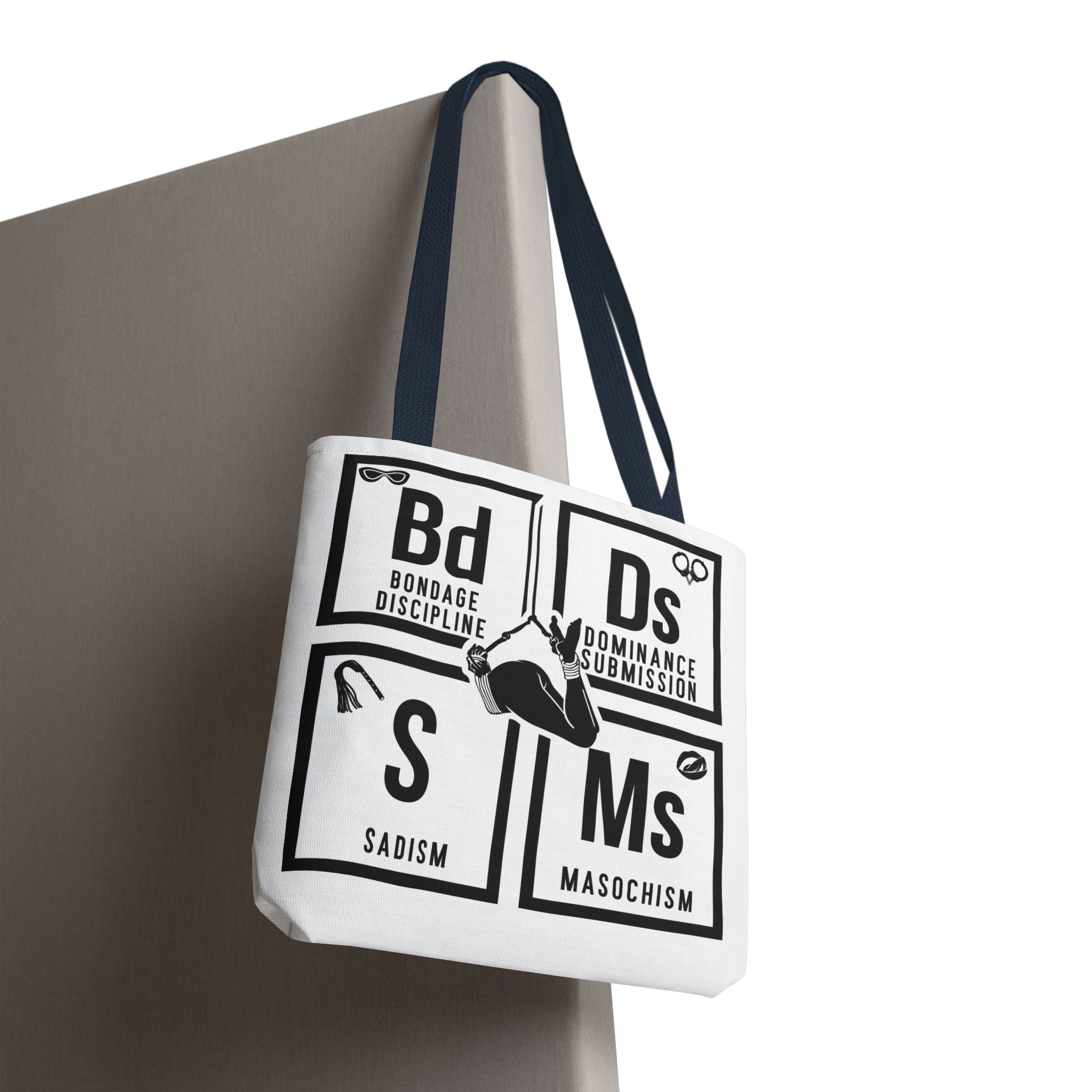 BDSM Elements Tote Bag - Stylish and Edgy Carryall for Fans of Kink Culture