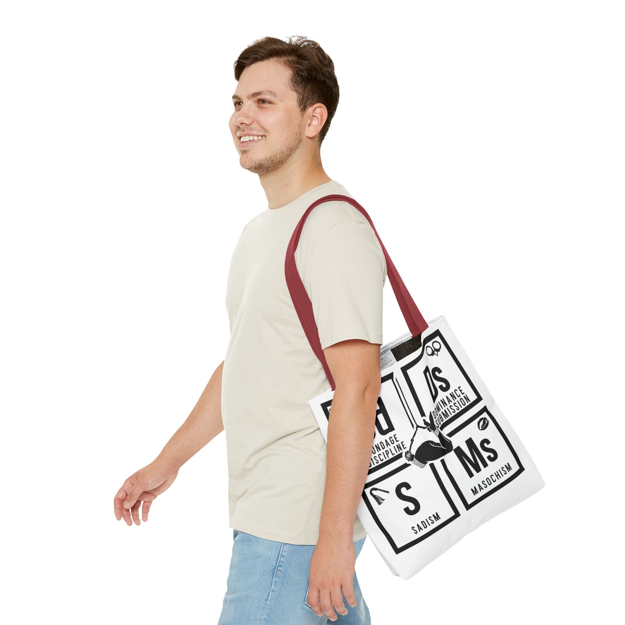 BDSM Elements Tote Bag - Stylish and Edgy Carryall for Fans of Kink Culture