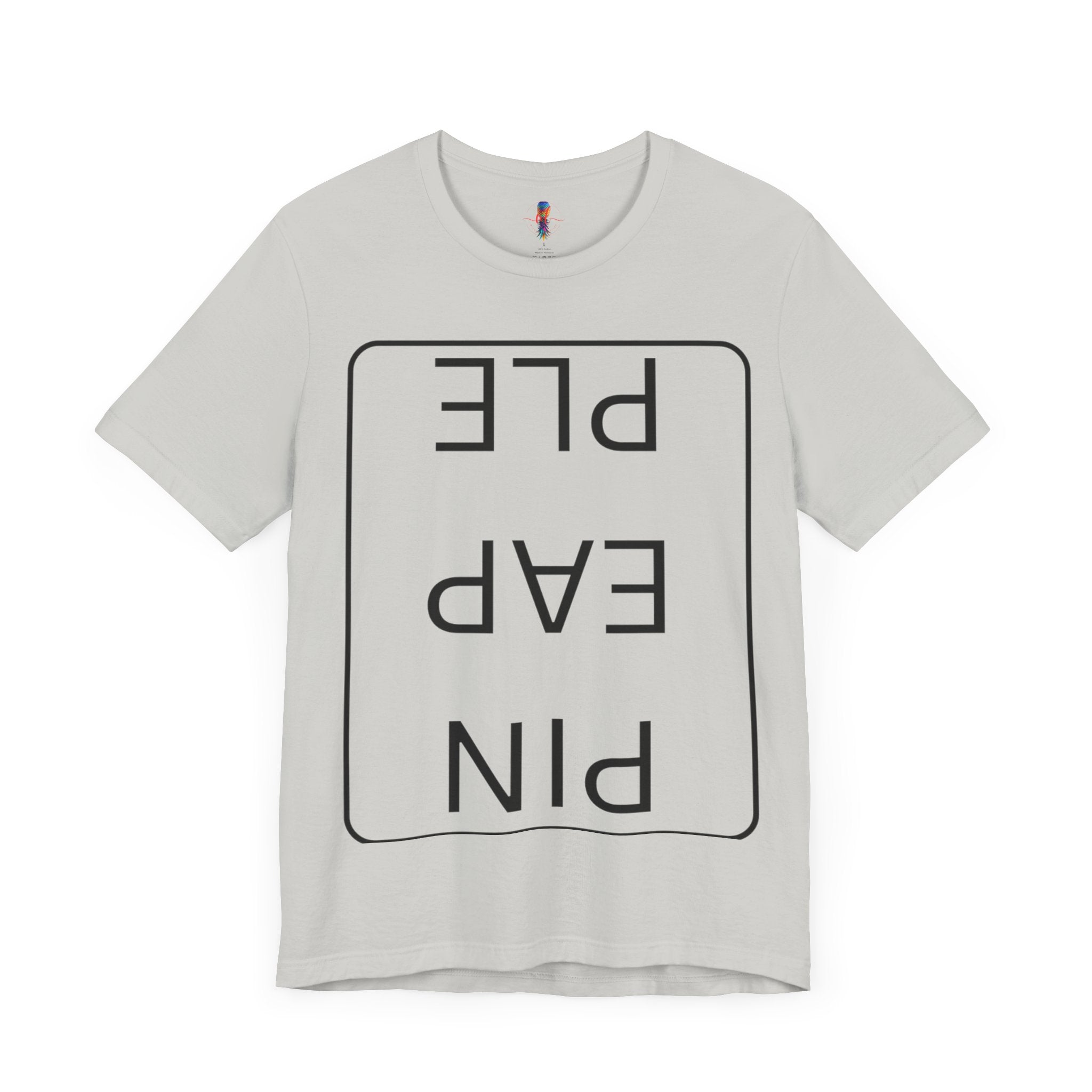 Funny Unisex Jersey Short Sleeve Tee - 'PIN EAP PLE' Design