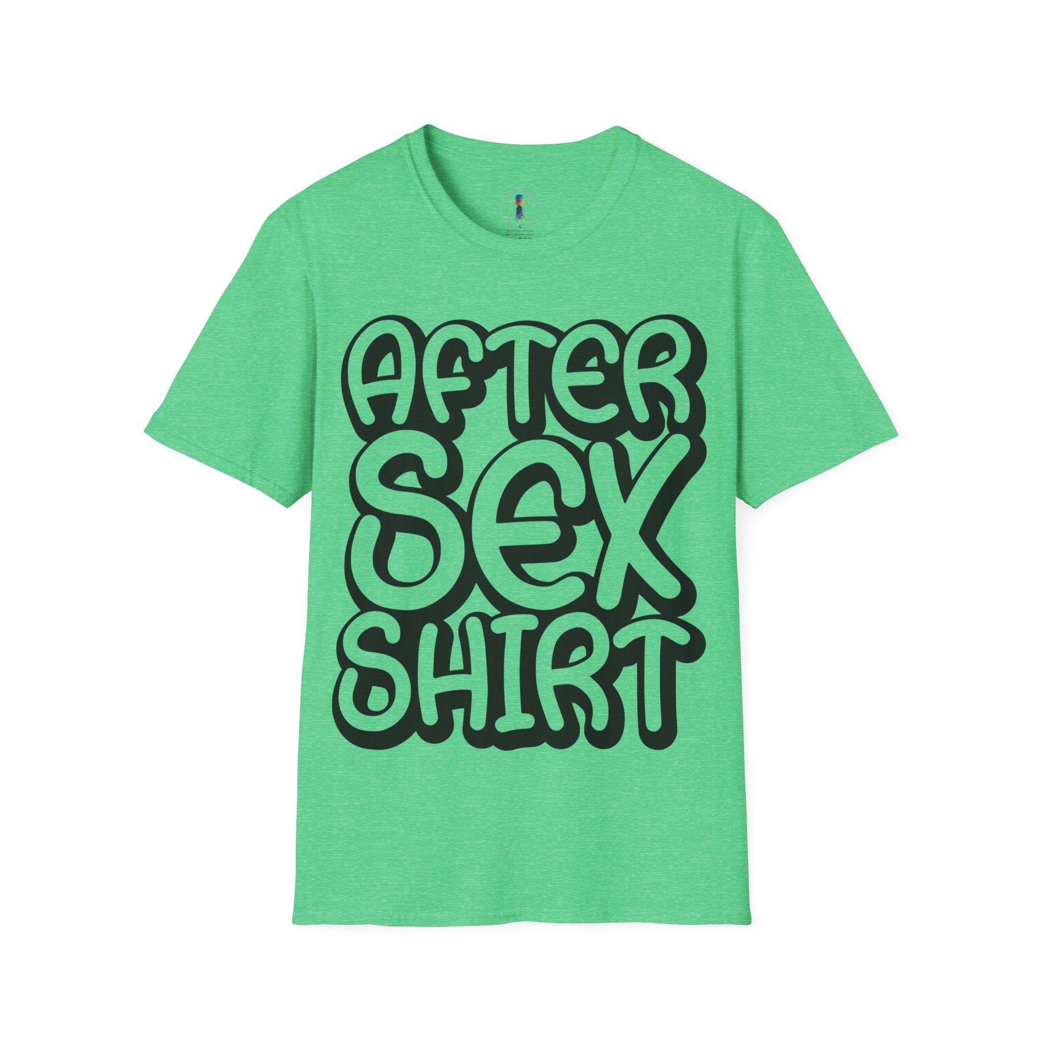 After Sex Unisex Softstyle T-Shirt - Fun Graphic Tee for Couples