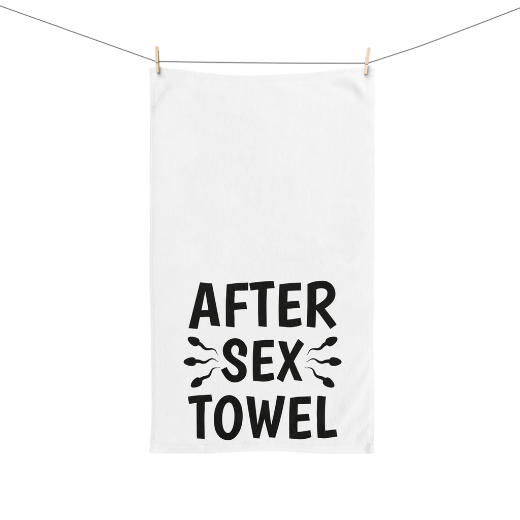 Humorous After Sex Hand Towel - Fun Bathroom Accessory for Couples