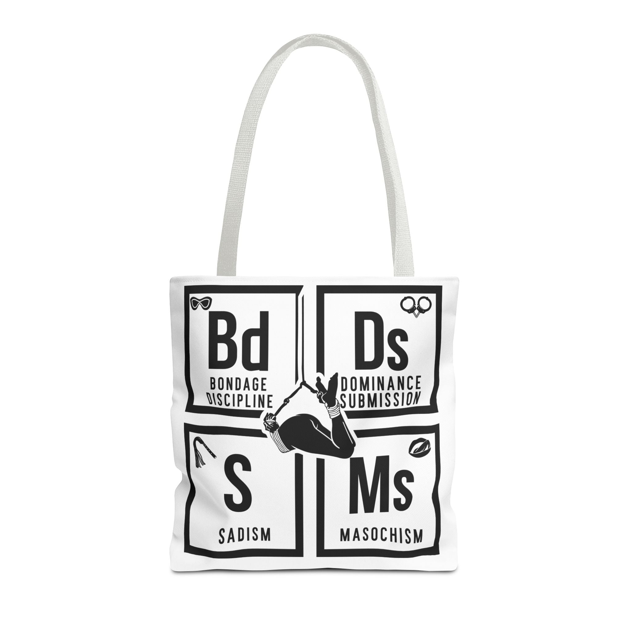 BDSM Elements Tote Bag - Stylish and Edgy Carryall for Fans of Kink Culture