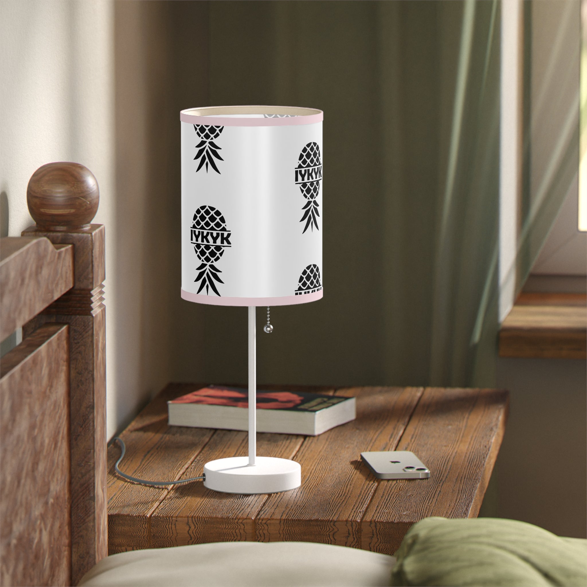 Pineapple Pattern Table Lamp - Modern Home Decor with US|CA Plug