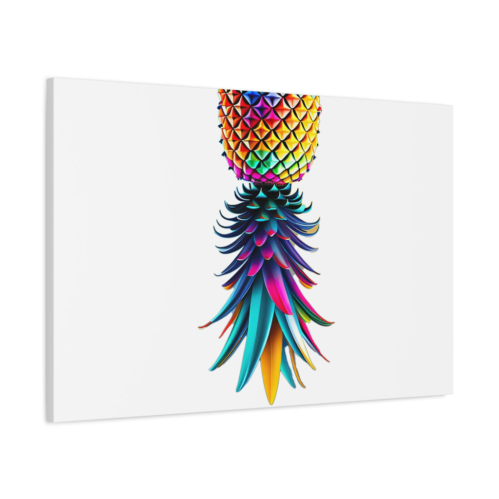 Canvas Print - Colorful Upside Down Pineapple