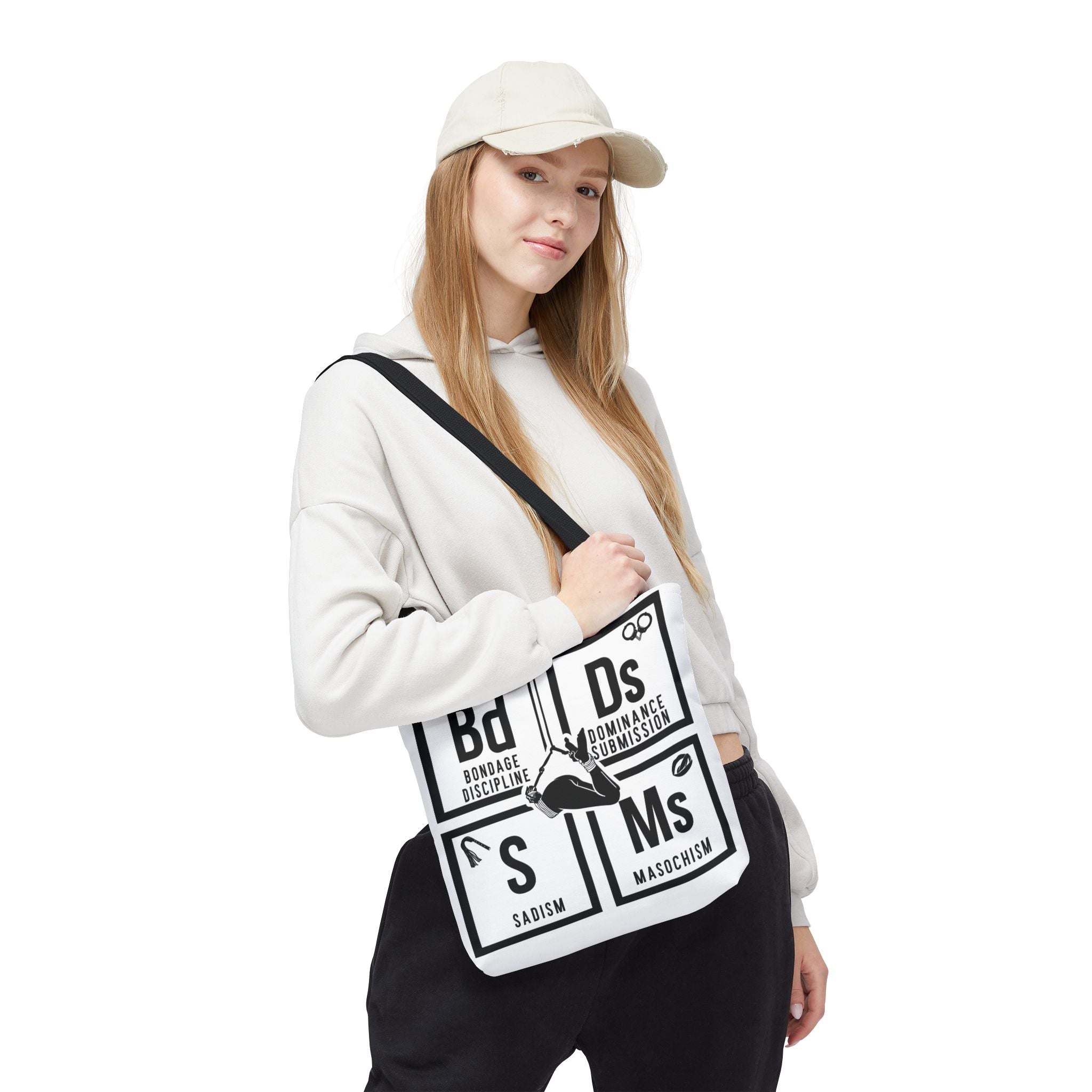BDSM Elements Tote Bag - Stylish and Edgy Carryall for Fans of Kink Culture