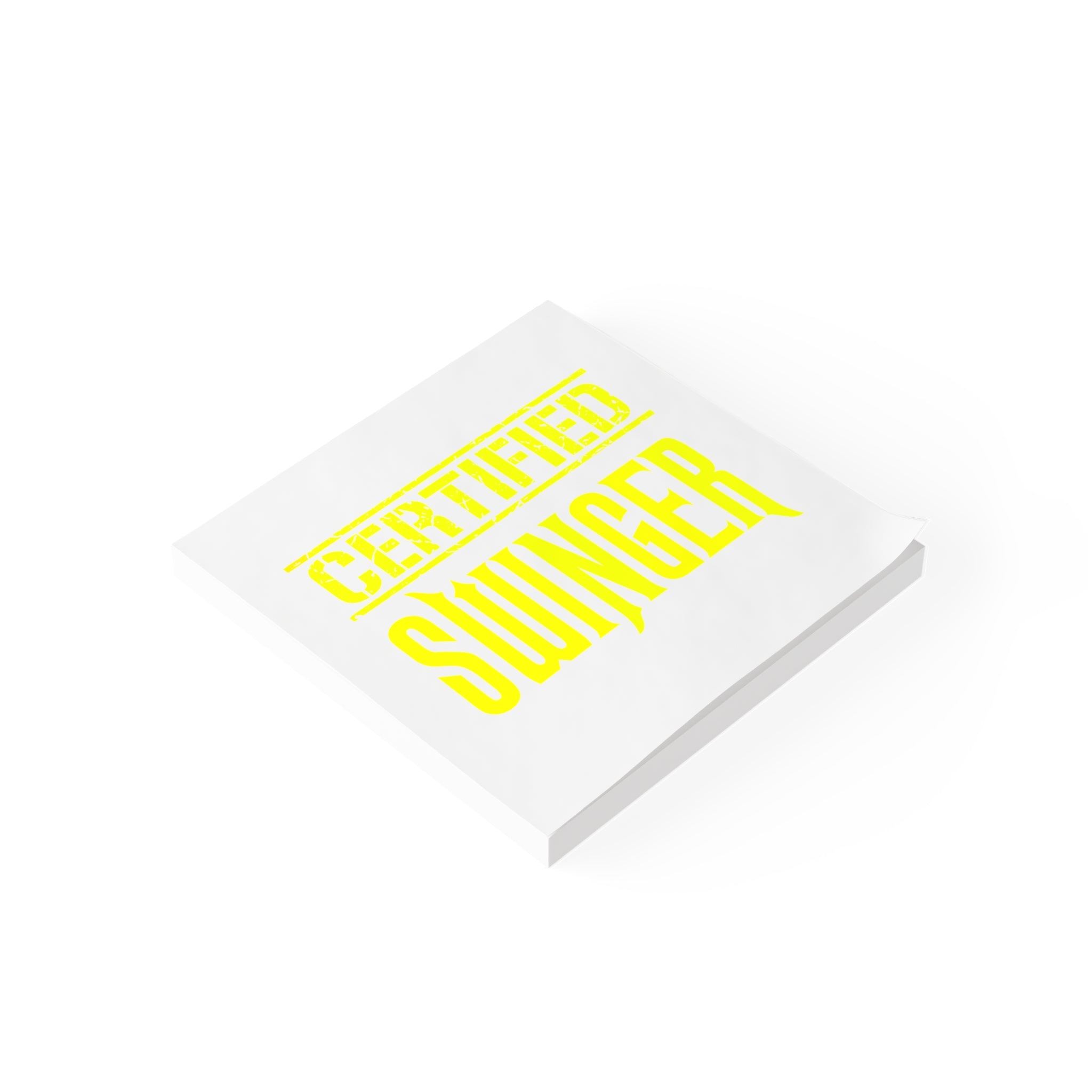 Certified Swinger Post-it® Note Pads