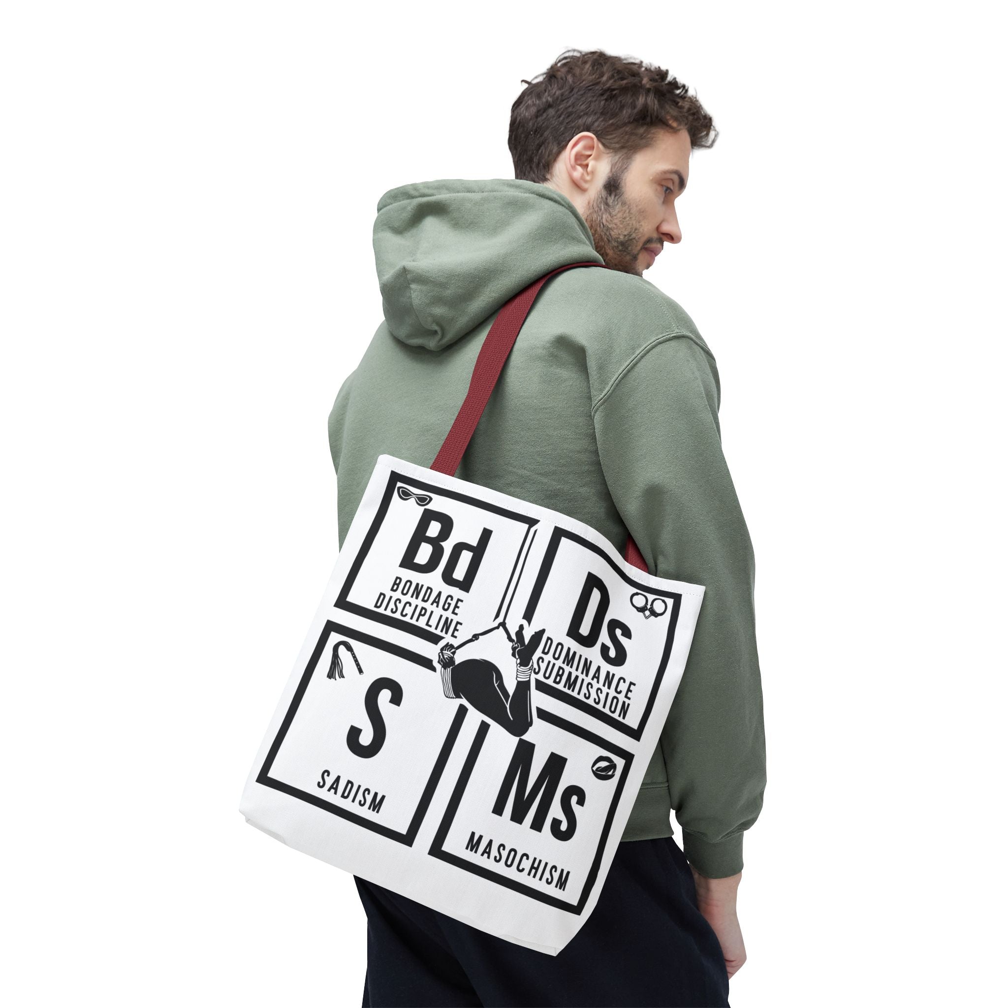 BDSM Elements Tote Bag - Stylish and Edgy Carryall for Fans of Kink Culture