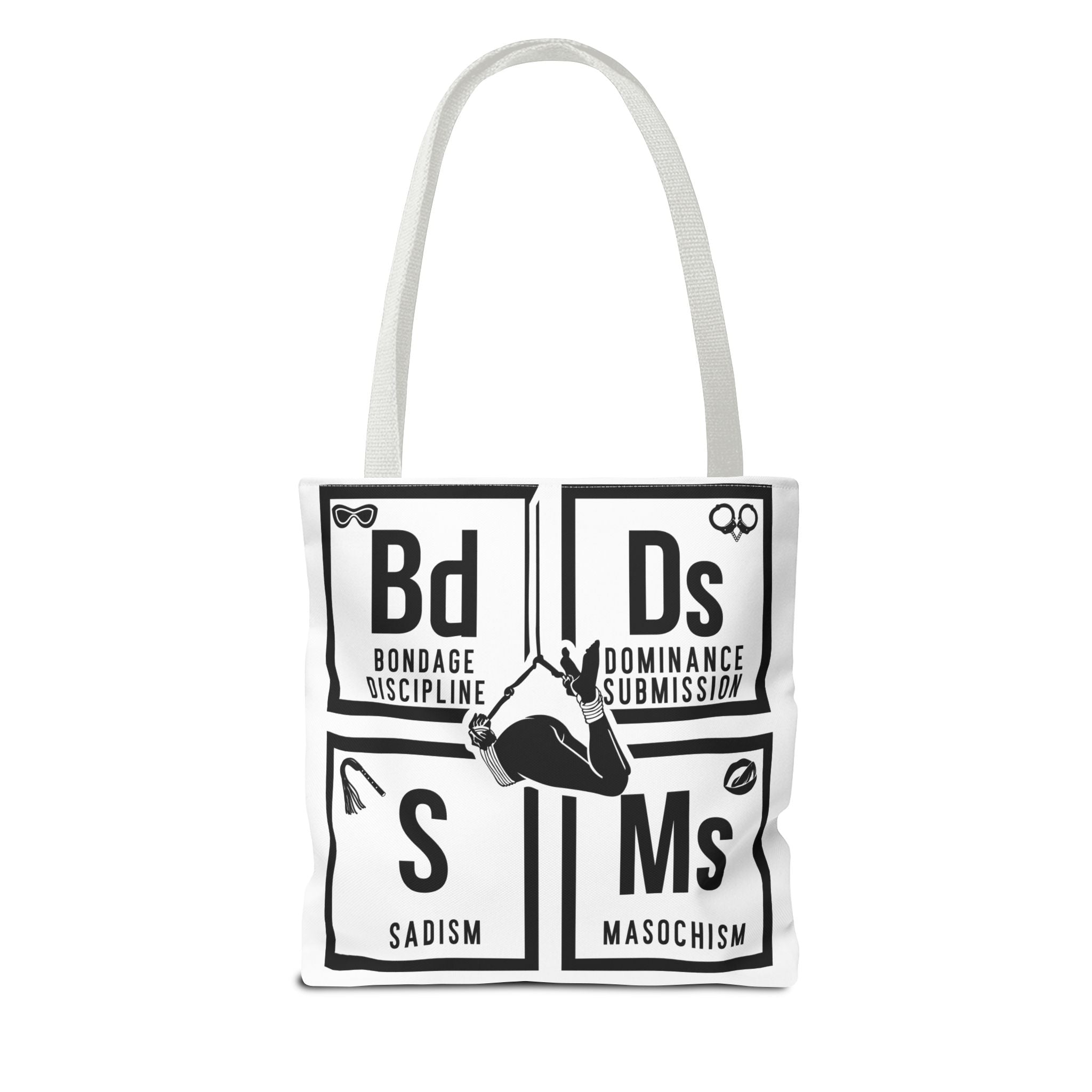 BDSM Elements Tote Bag - Stylish and Edgy Carryall for Fans of Kink Culture