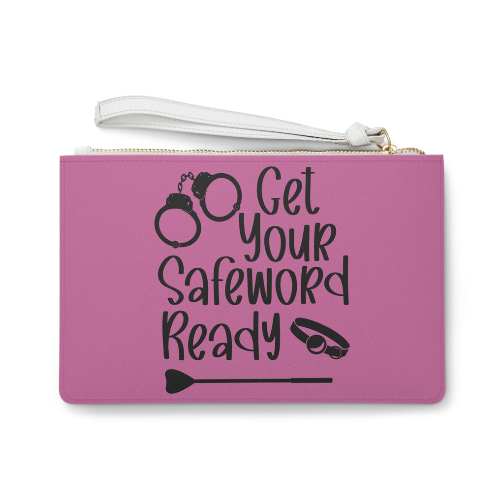 Get Your Safeword Ready Clutch Bag - Fun Accessory for BDSM Events and Parties