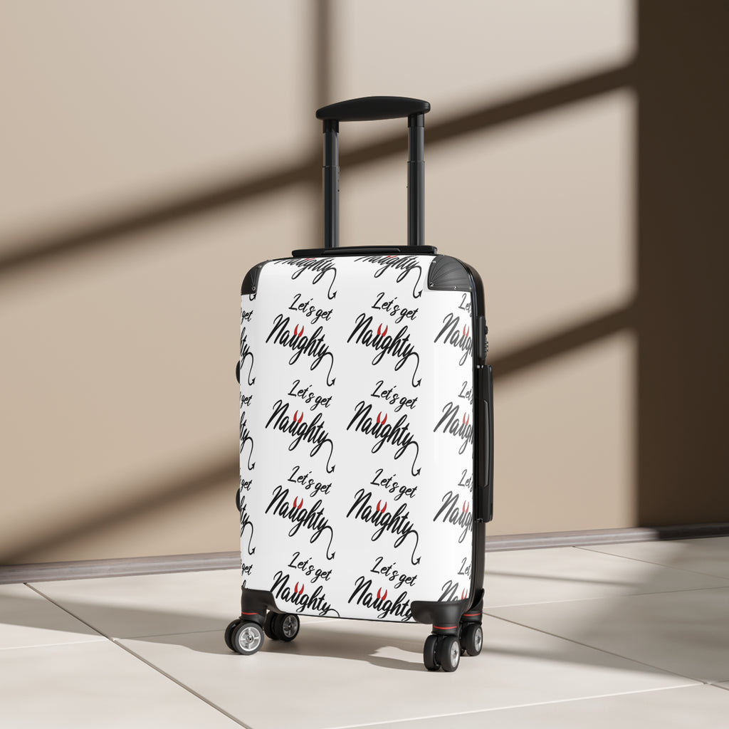Travel Suitcase - &quot;Let's Get Naughty&quot; Design for True Swingers