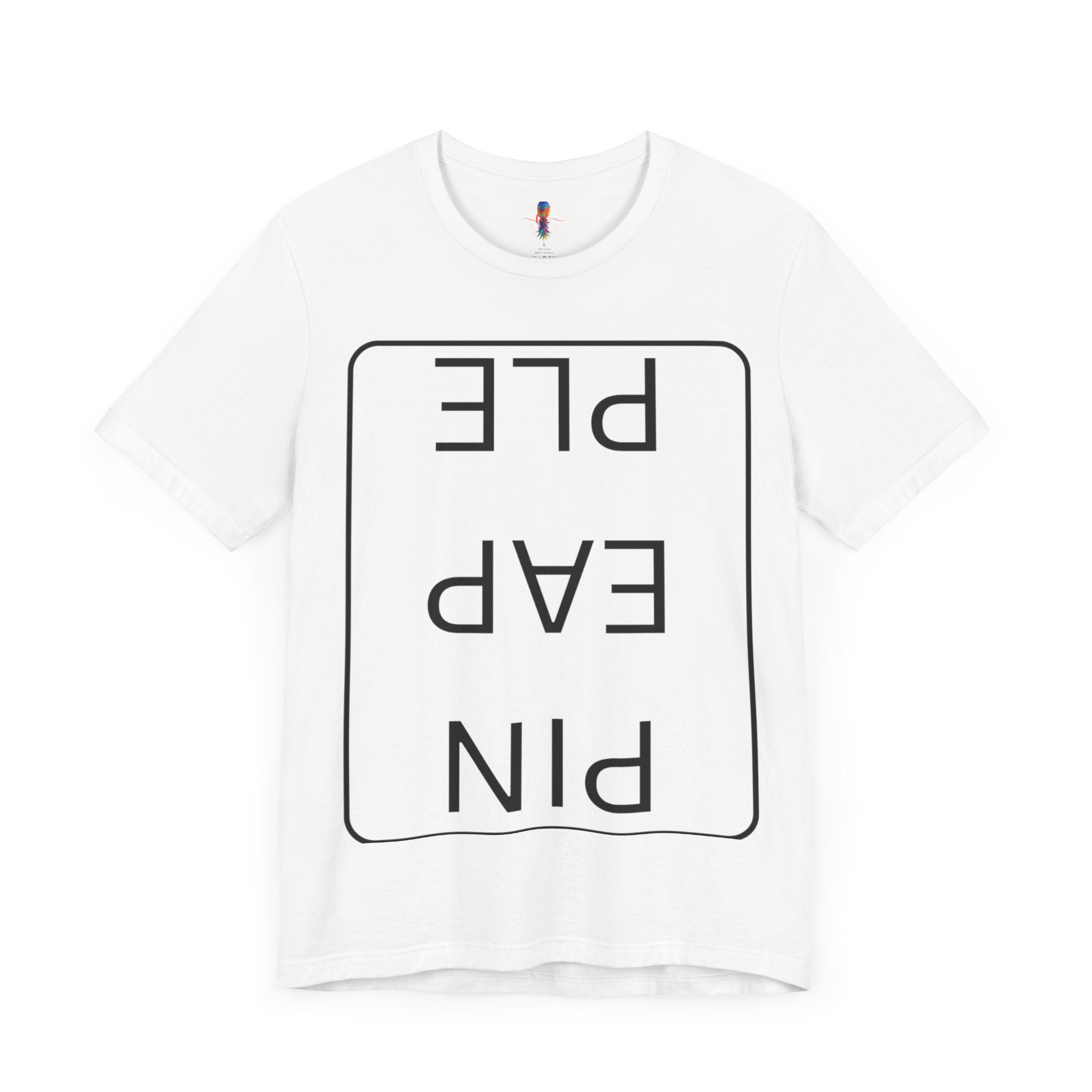 Funny Unisex Jersey Short Sleeve Tee - 'PIN EAP PLE' Design