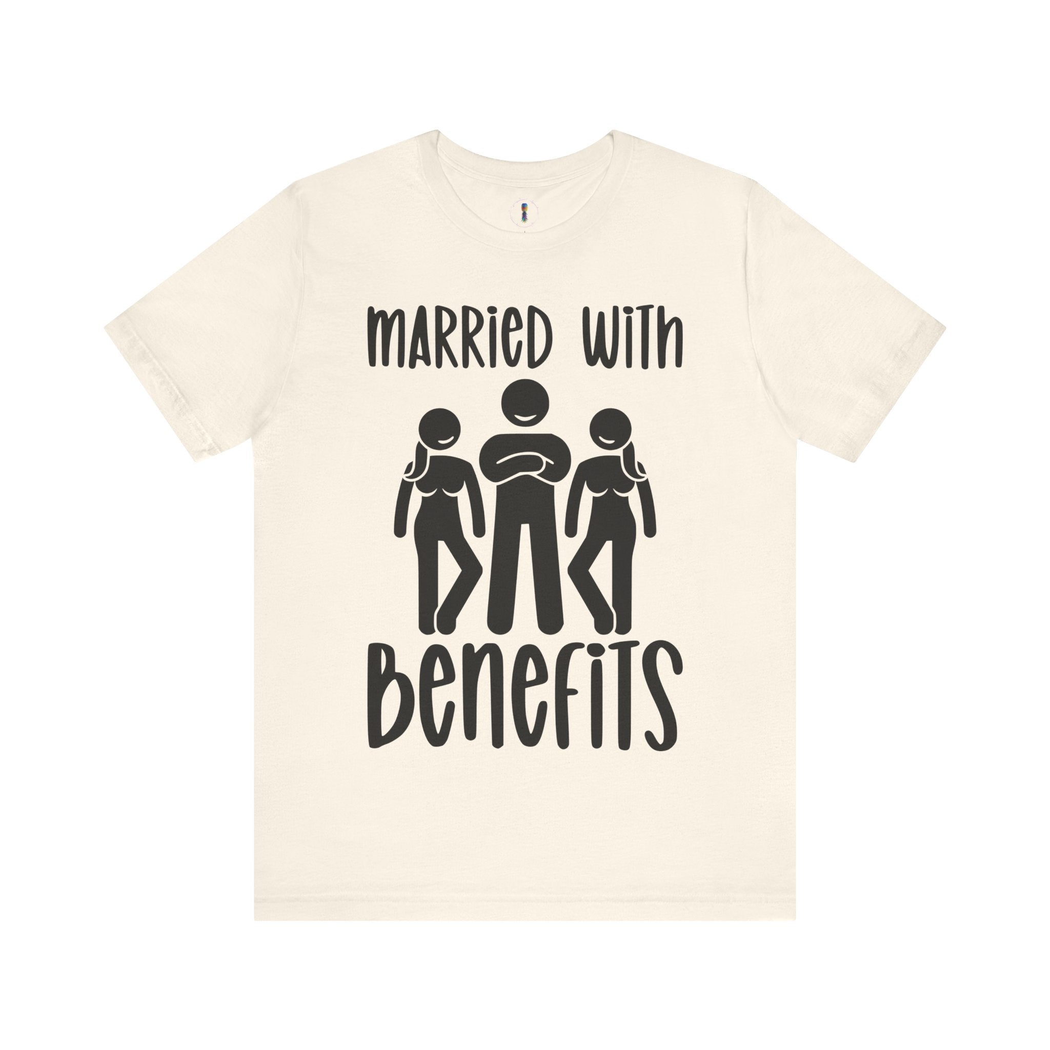 Casual Unisex Tee - "Married With Benefits" Fun Graphic Shirt