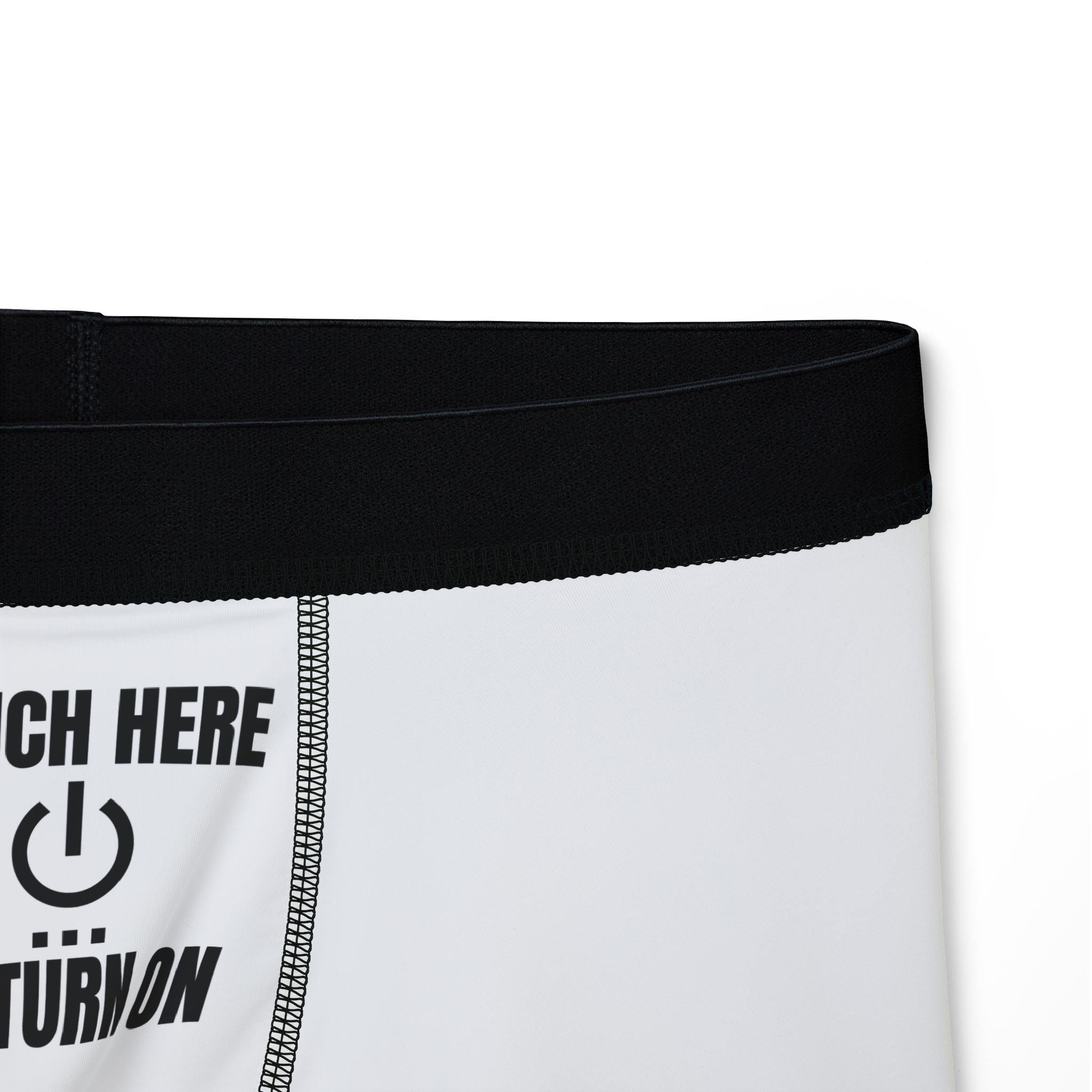 Fun Men's Boxers - "Touch Here to Turn On" & Colorful Pineapple Design - Perfect for Gifts and Everyday Comfort