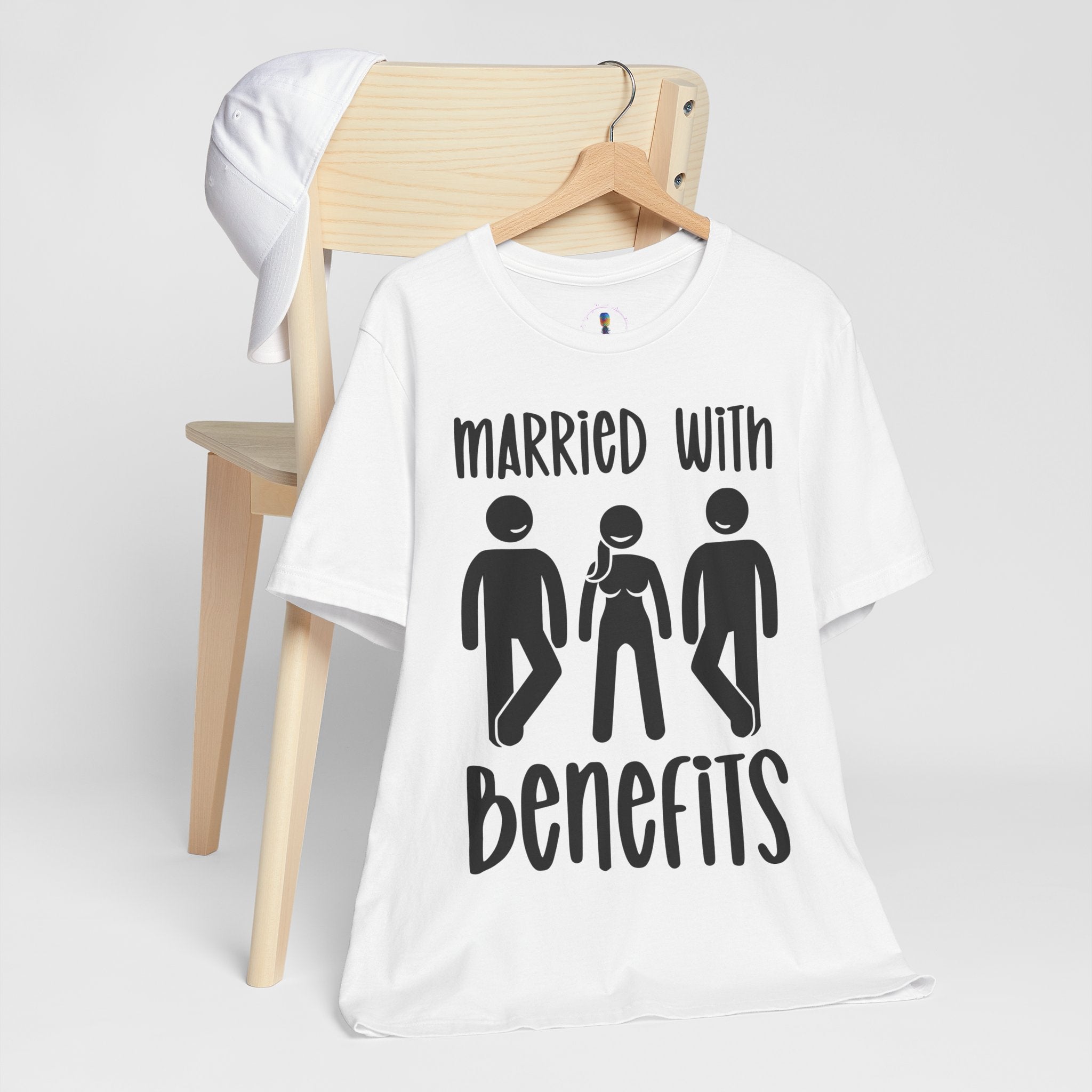 Funny Married with Benefits Unisex Tee - Casual Gift for Newlyweds