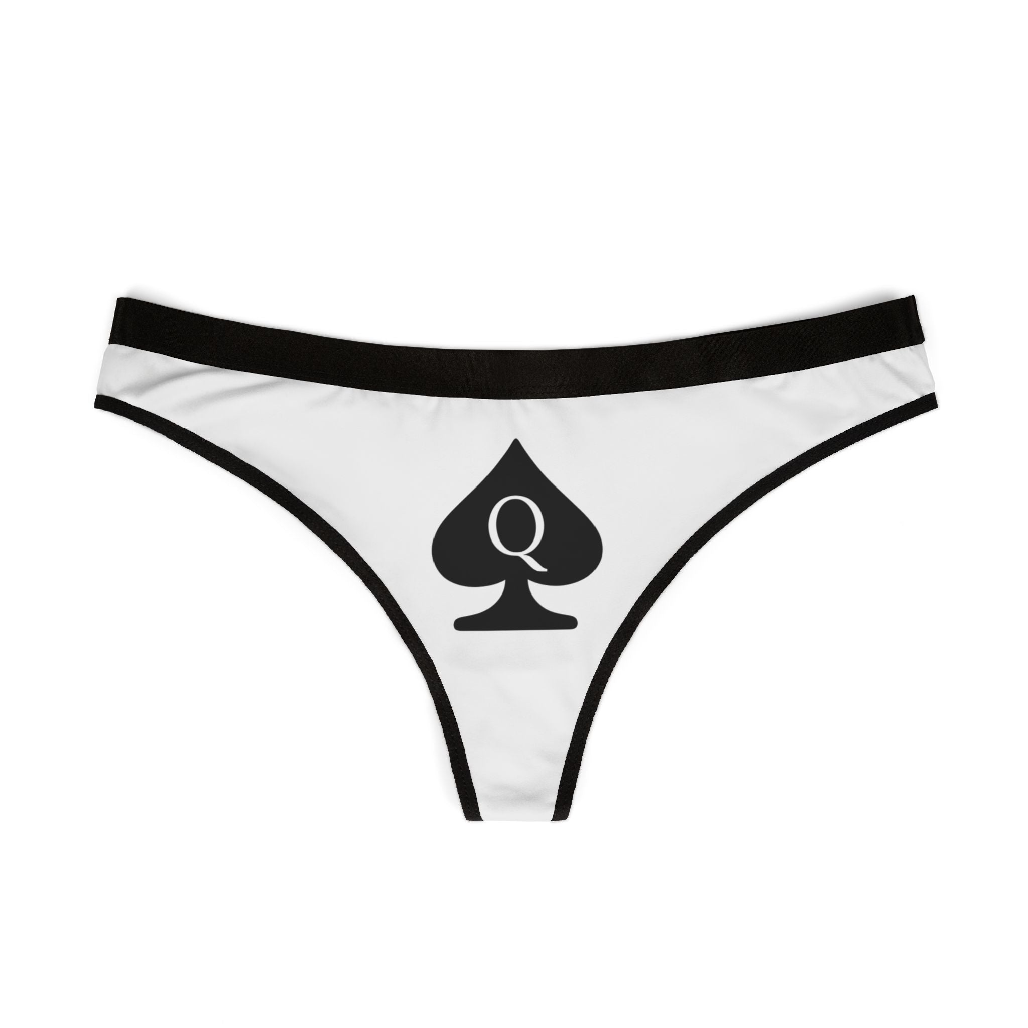 Thongs - Queen Of Spades Women's Intimate Apparel