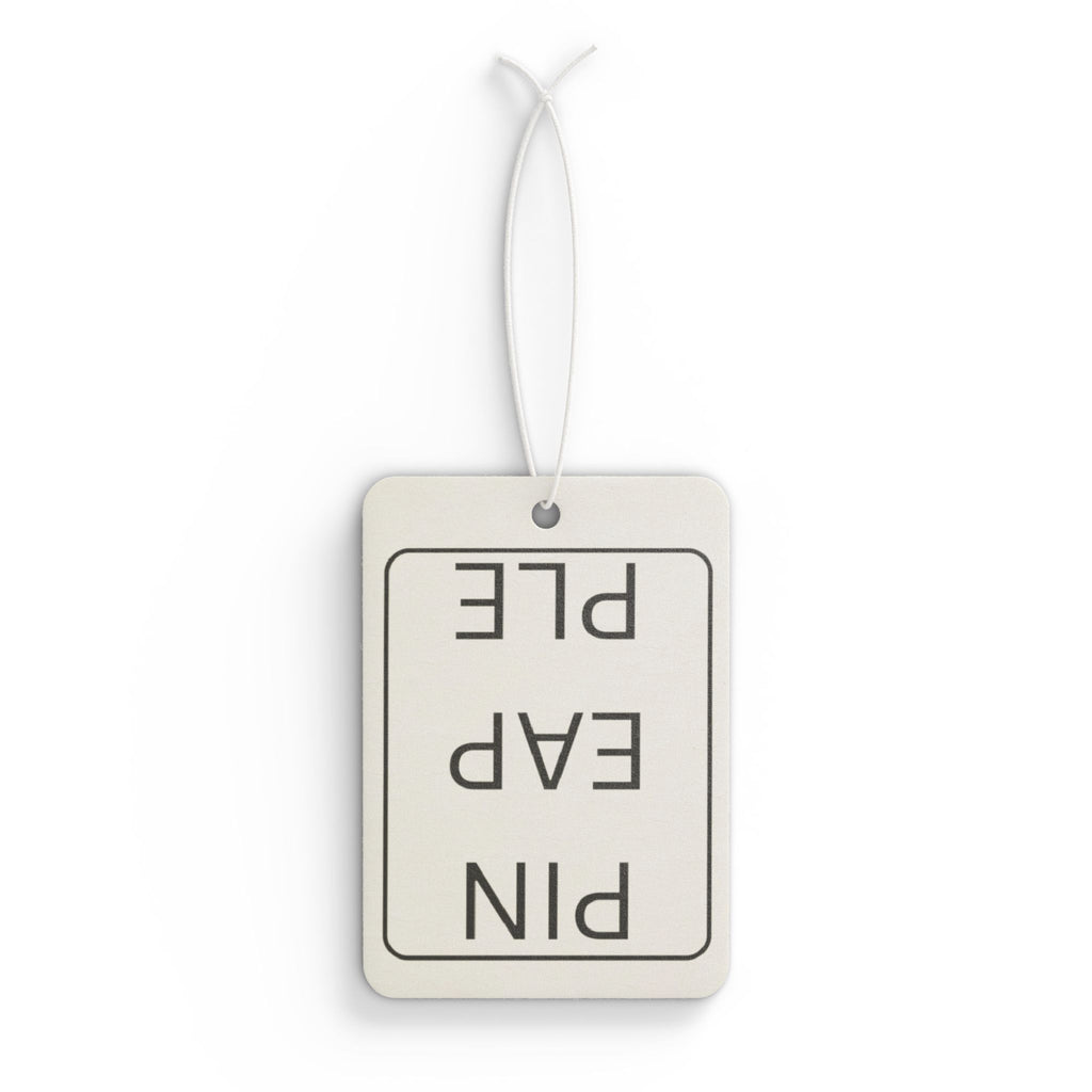 Upside Down Pineapple Car Air Freshener - Tropical Scented Decor for Your Ride