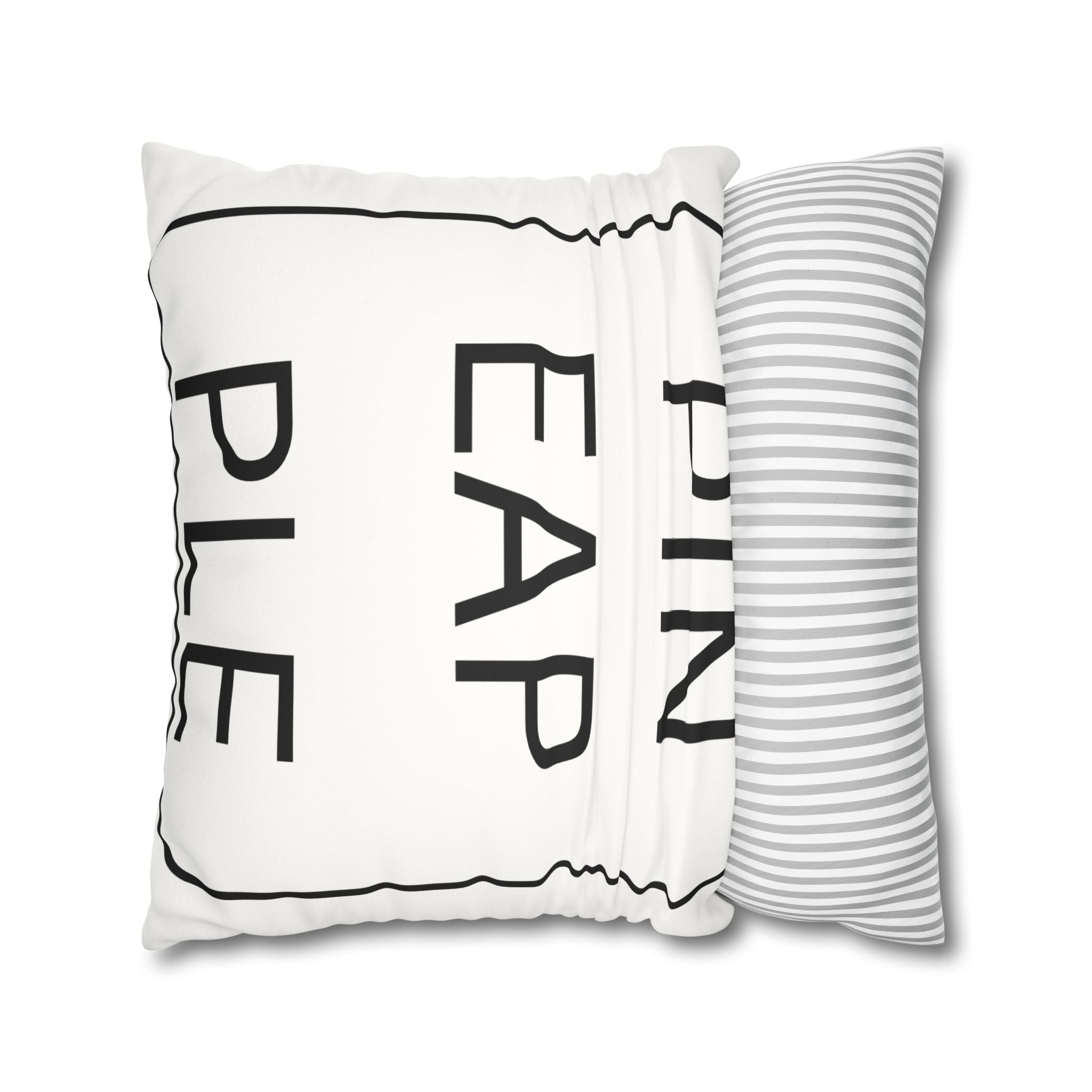 Pillowcase - Upside Down Pineapple Faux Suede Square