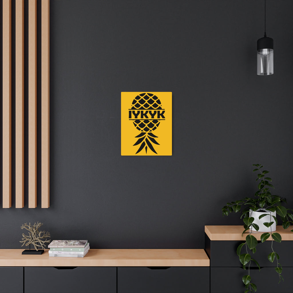 Funny IYKYK Pineapple Metal Art Sign for Home Decor