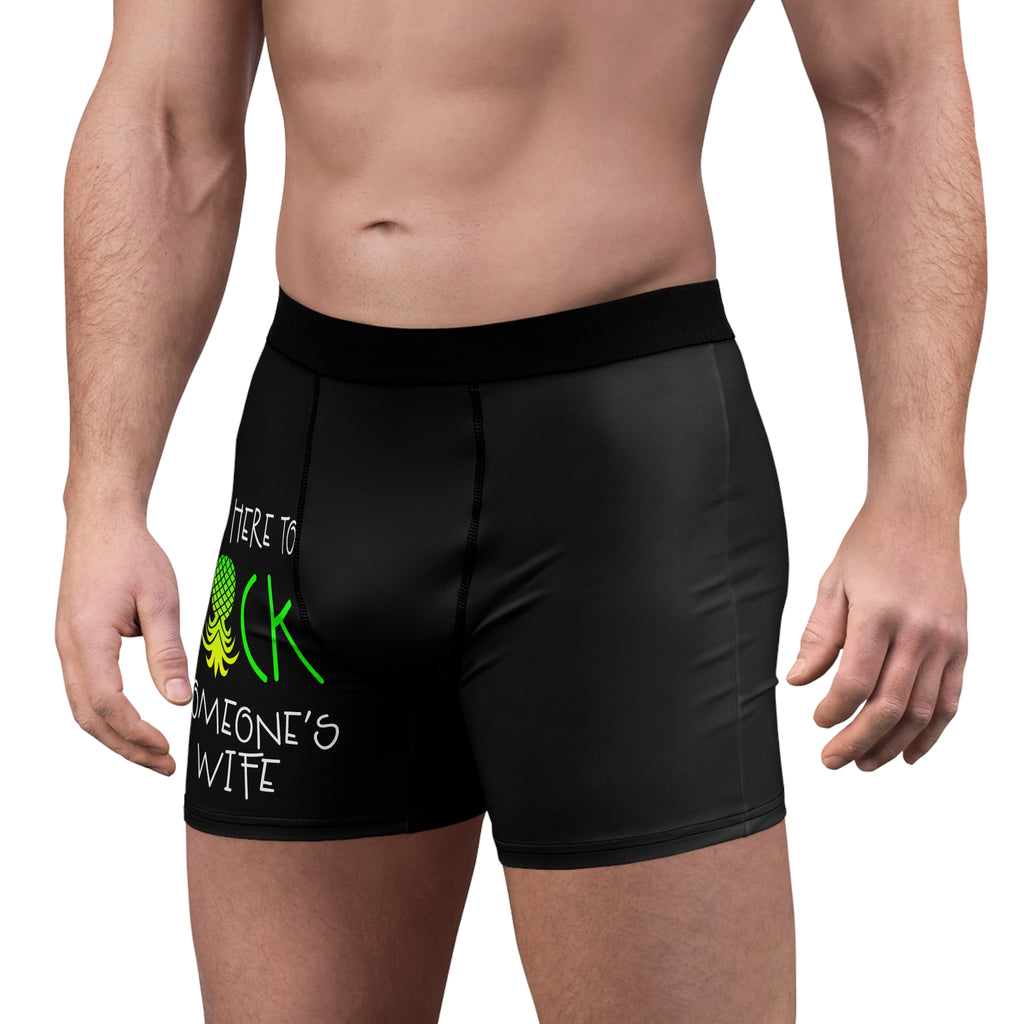 Funny Men's Boxer Briefs with Pineapple Design - Perfect for Gag Gifts