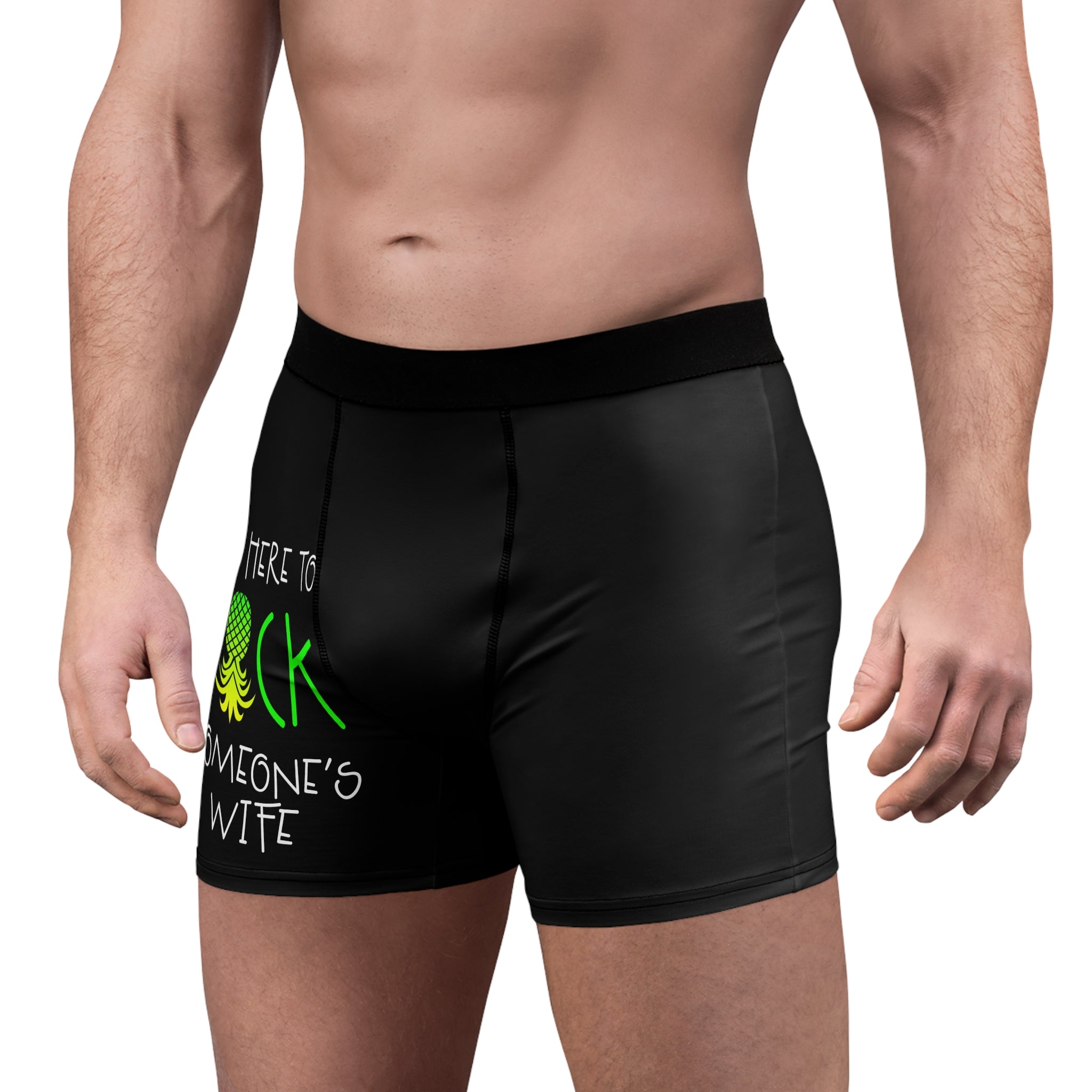 Funny Men's Boxer Briefs with Pineapple Design - Perfect for Gag Gifts