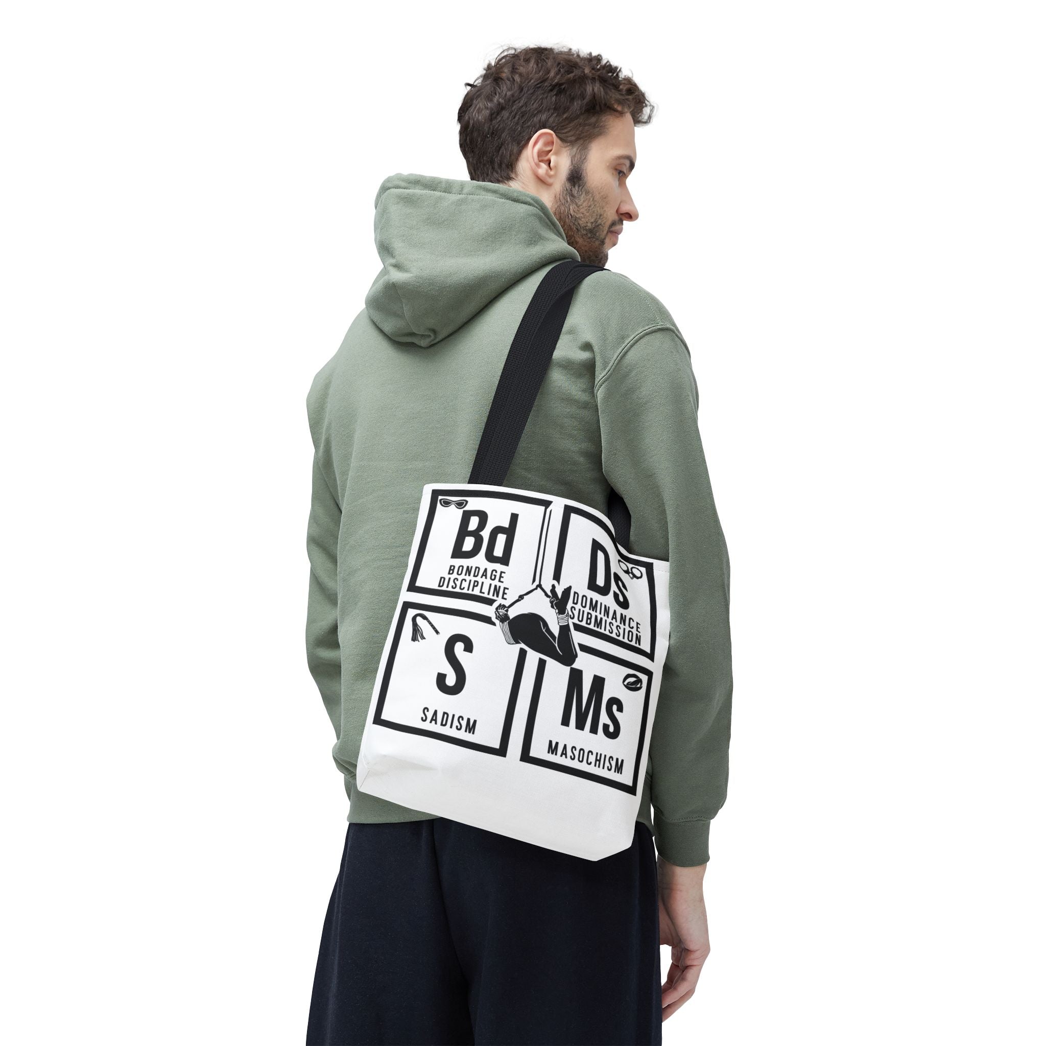 BDSM Elements Tote Bag - Stylish and Edgy Carryall for Fans of Kink Culture
