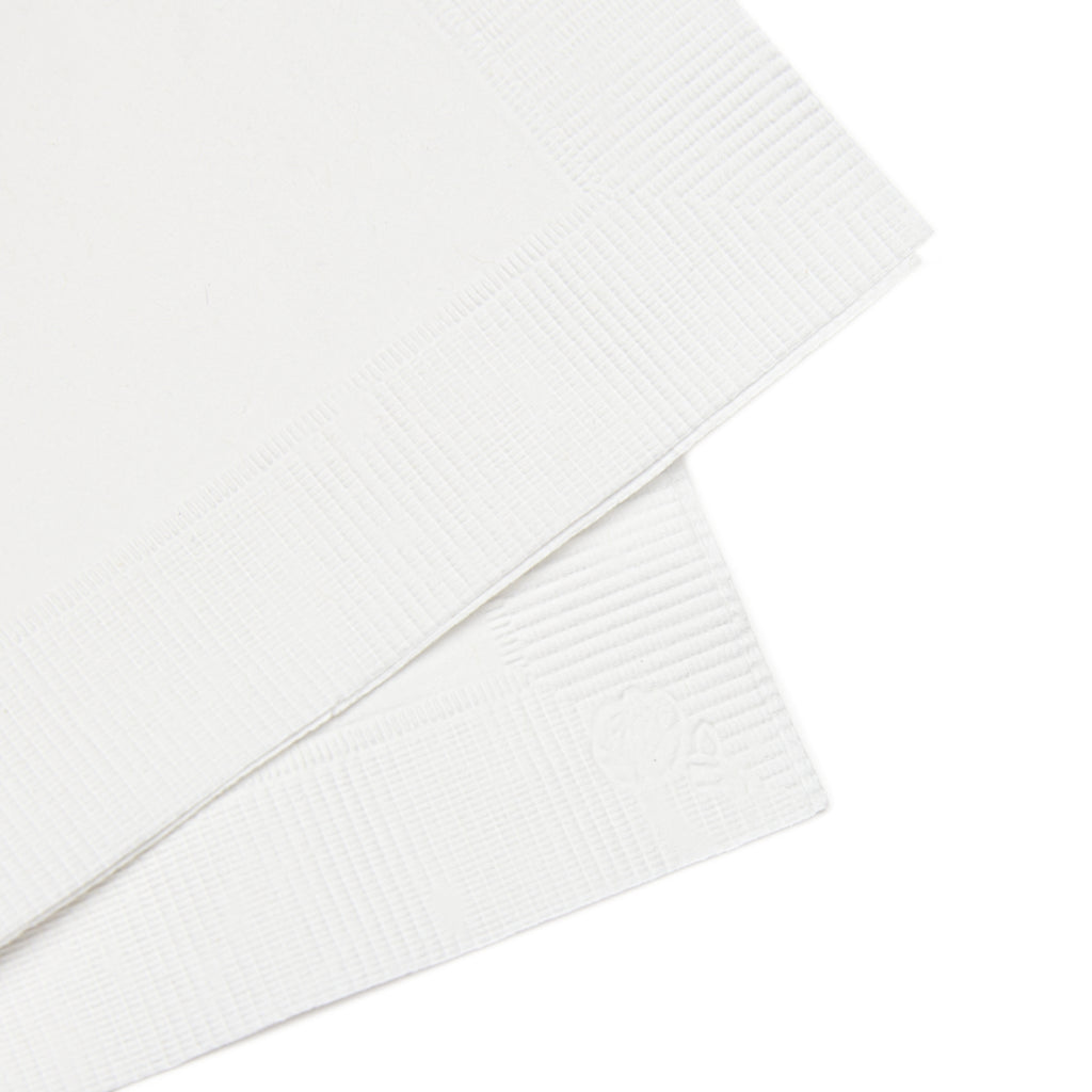 We Like To Party Disposable Napkins - Fun White Party Napkins for Celebrations