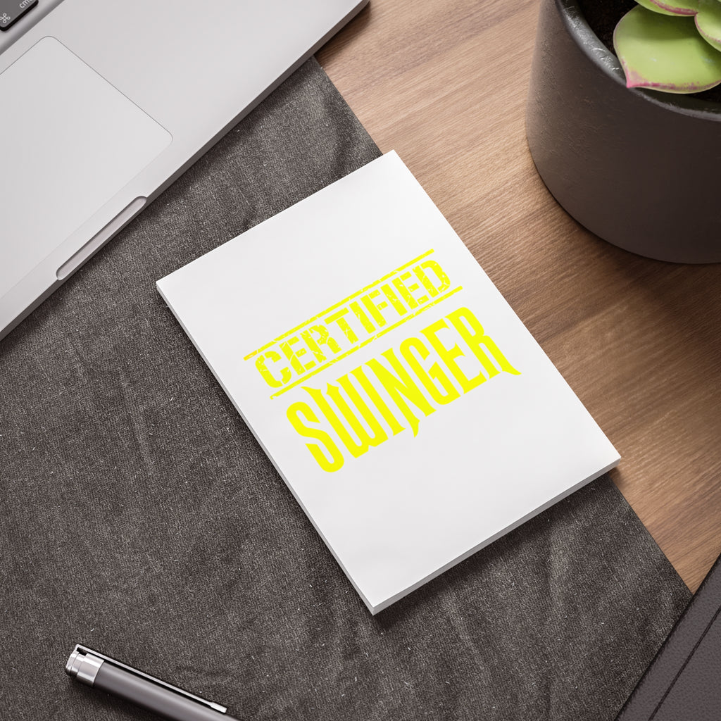 Certified Swinger Post-it® Note Pads