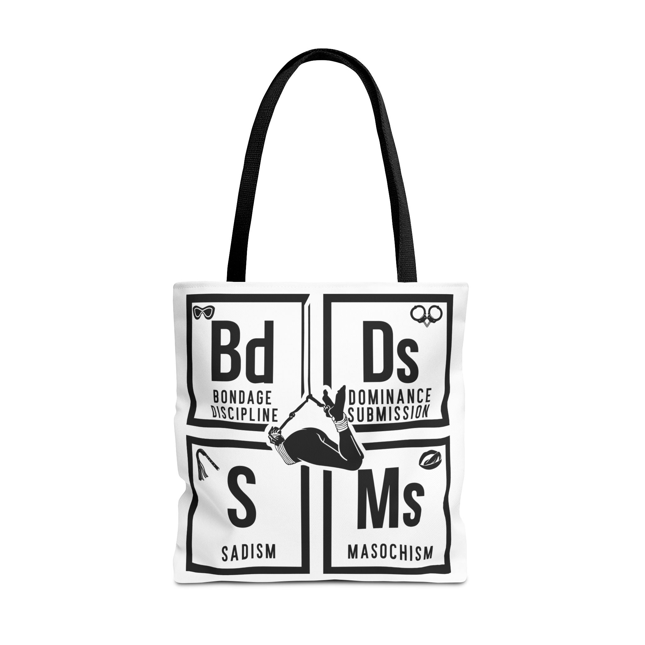 BDSM Elements Tote Bag - Stylish and Edgy Carryall for Fans of Kink Culture