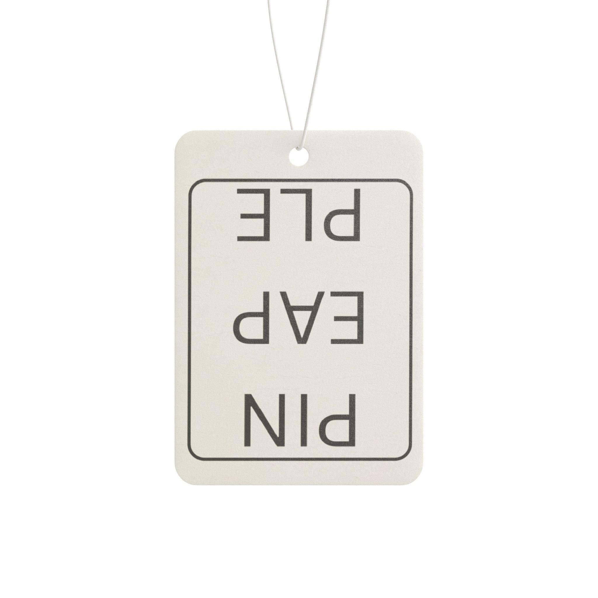 Upside Down Pineapple Car Air Freshener - Tropical Scented Decor for Your Ride