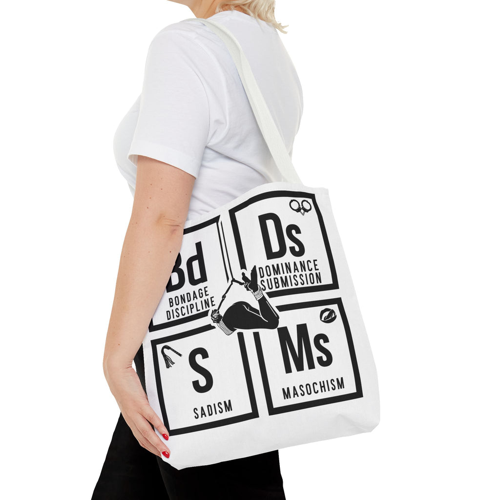 BDSM Elements Tote Bag - Stylish and Edgy Carryall for Fans of Kink Culture