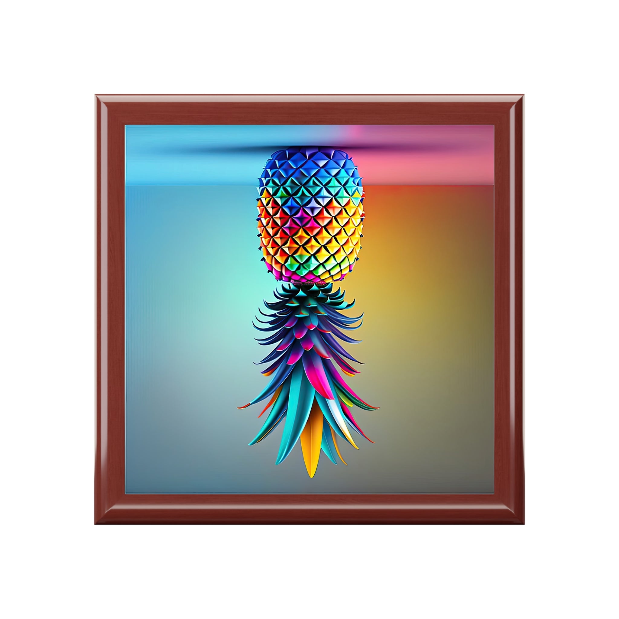 Colorful Pineapple Jewelry Box