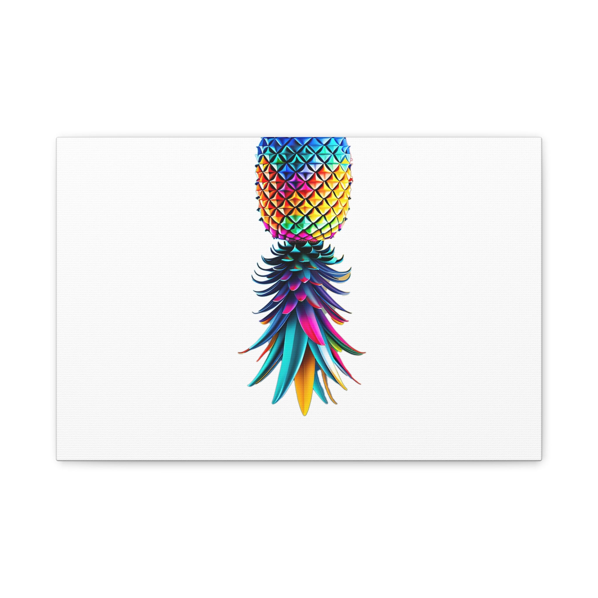 Canvas Print - Colorful Upside Down Pineapple