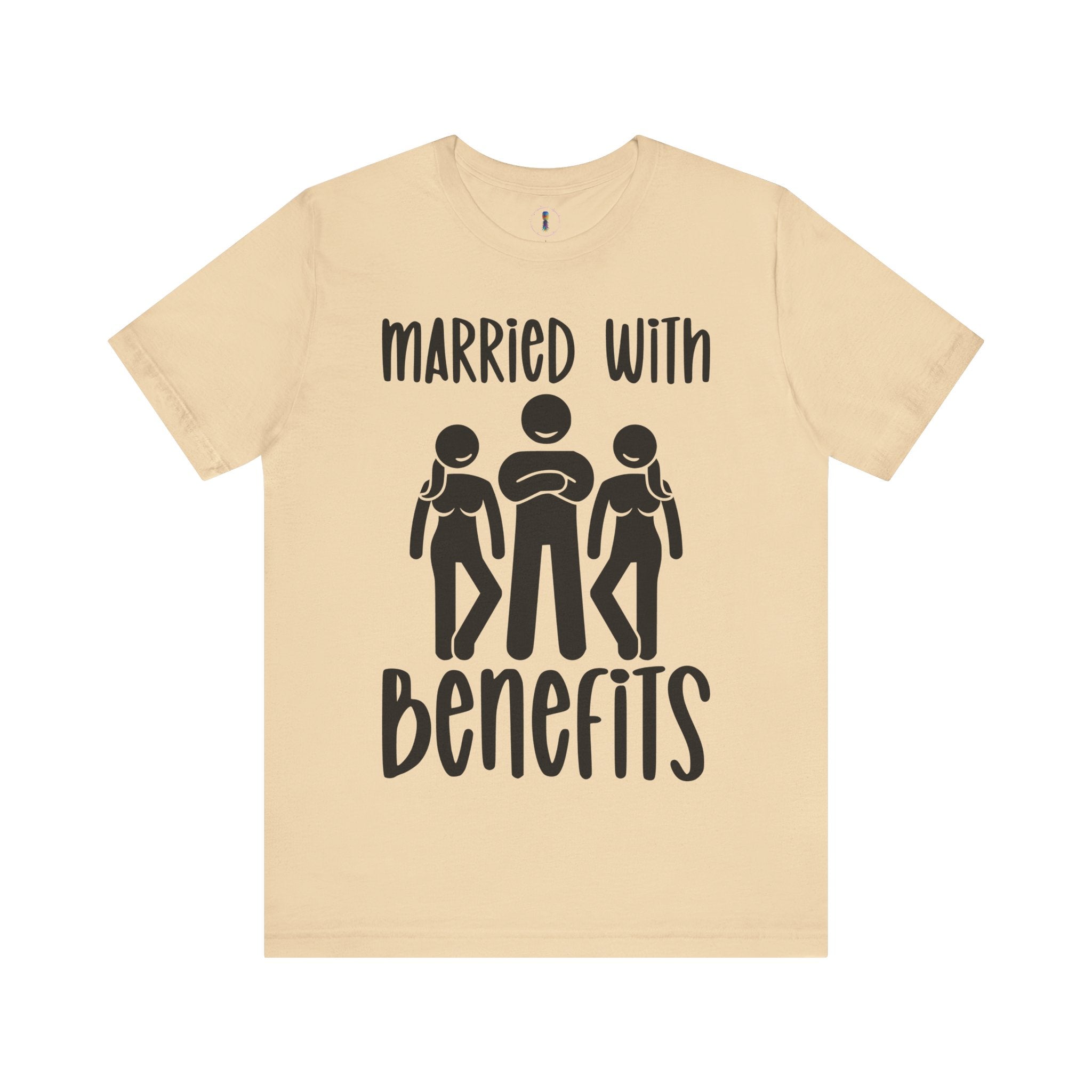 Casual Unisex Tee - "Married With Benefits" Fun Graphic Shirt