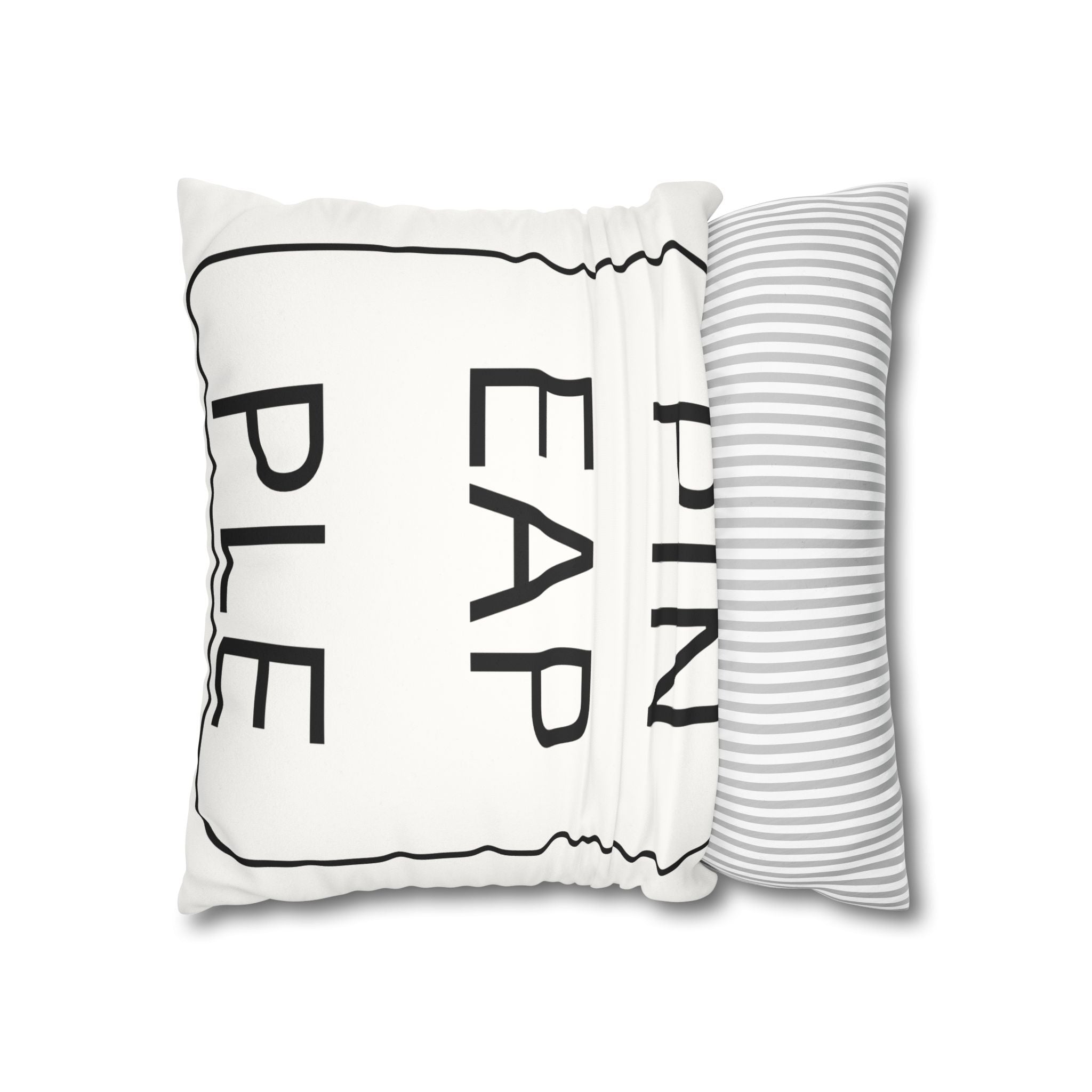 Pillowcase - Upside Down Pineapple Faux Suede Square