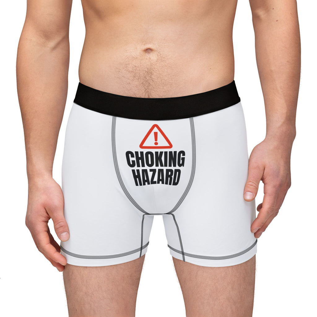 Funny Choking Hazard Men's Boxers - Unique Gift for Him