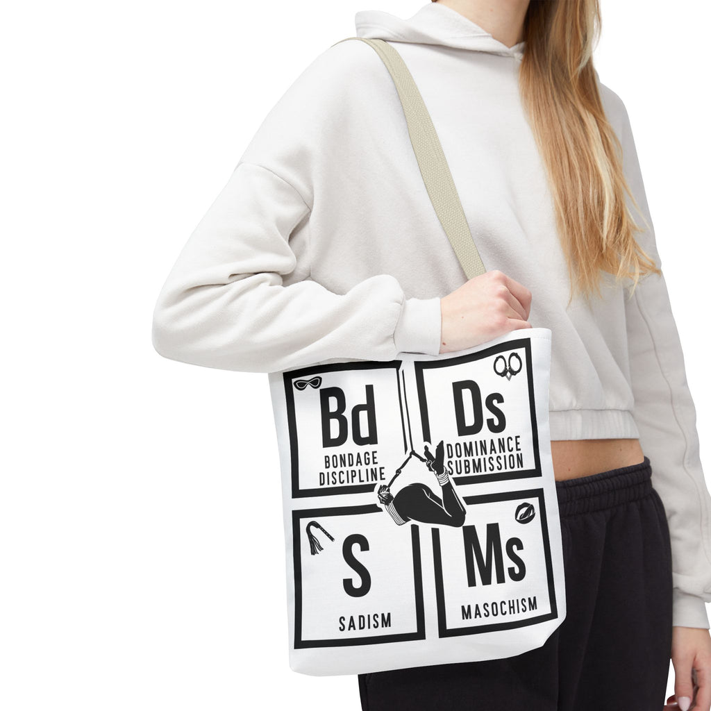 BDSM Elements Tote Bag - Stylish and Edgy Carryall for Fans of Kink Culture