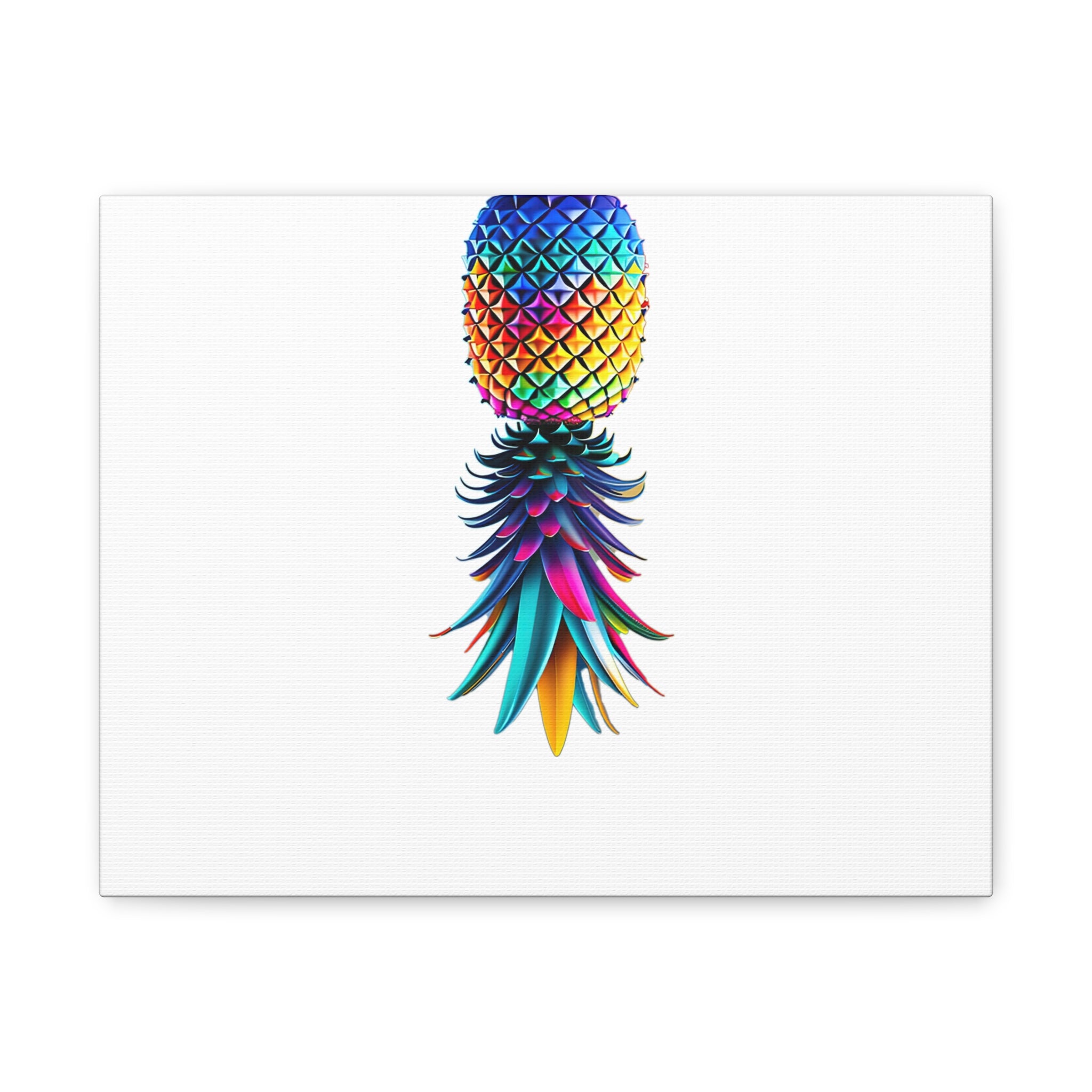 Canvas Print - Colorful Upside Down Pineapple