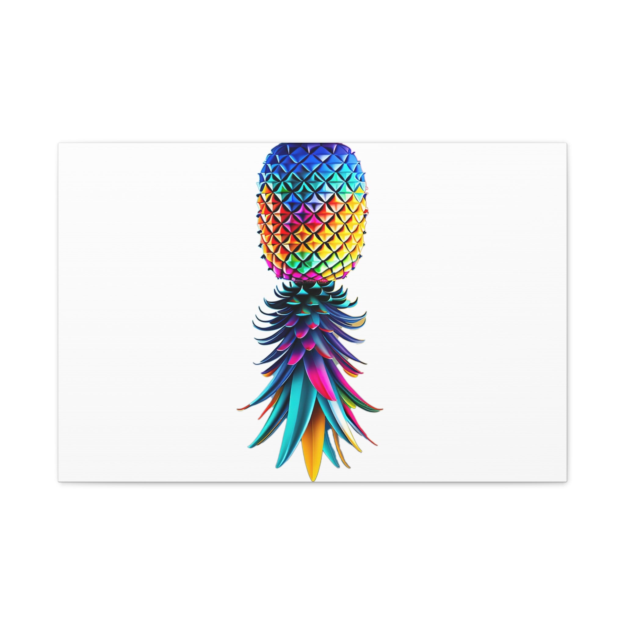Canvas Print - Colorful Upside Down Pineapple