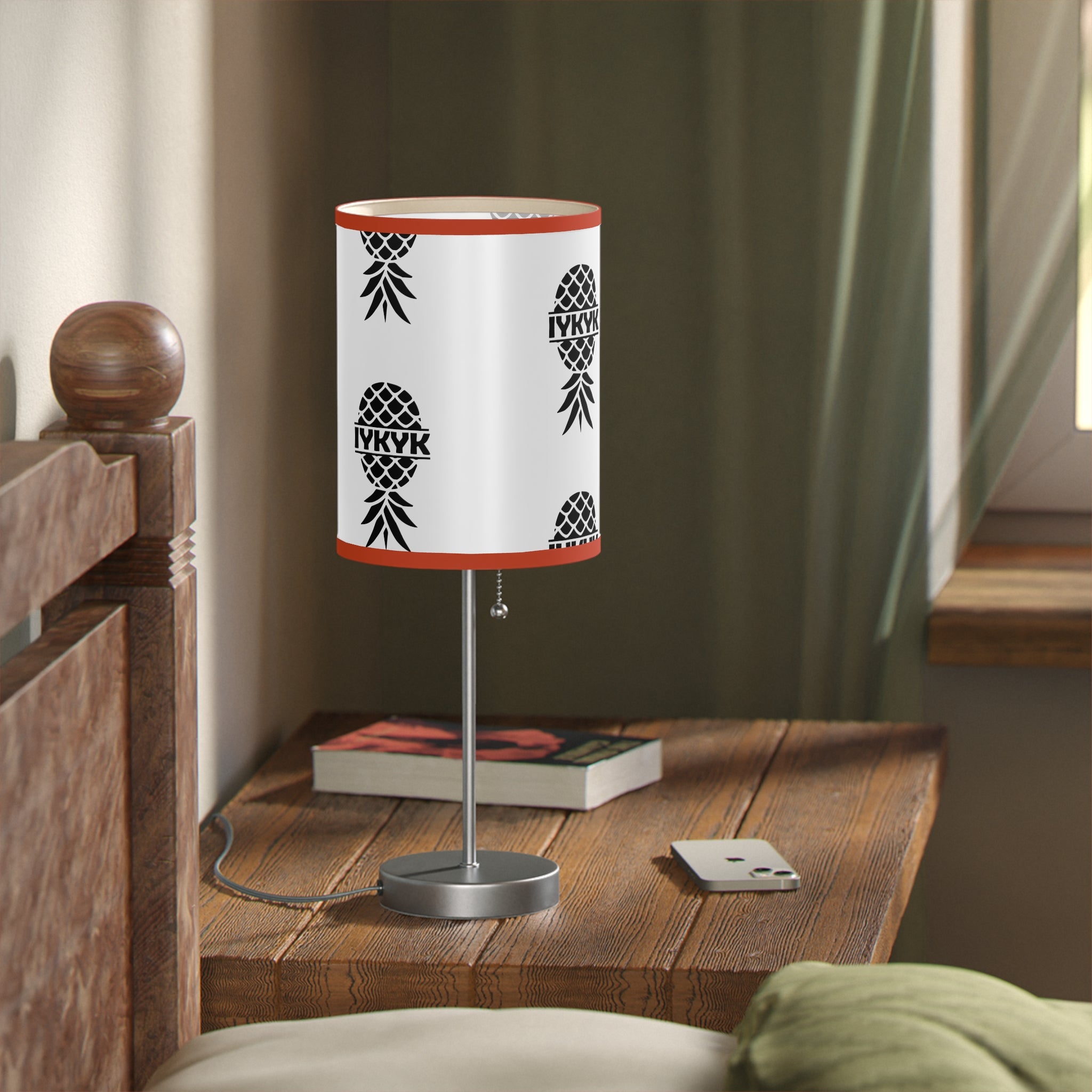 Pineapple Pattern Table Lamp - Modern Home Decor with US|CA Plug