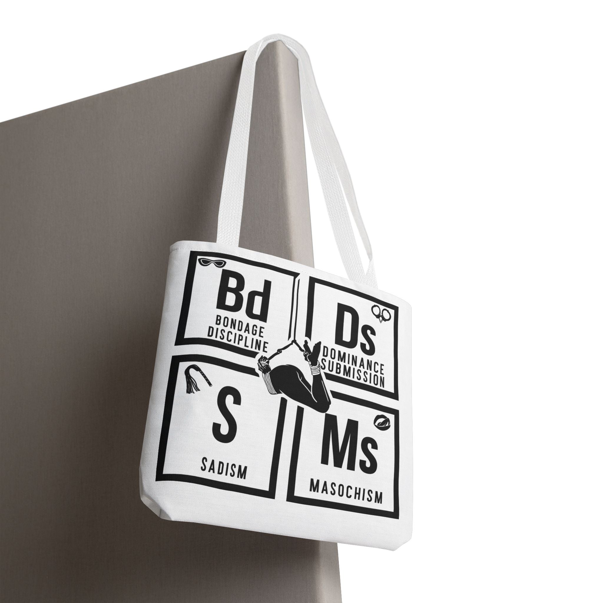 BDSM Elements Tote Bag - Stylish and Edgy Carryall for Fans of Kink Culture
