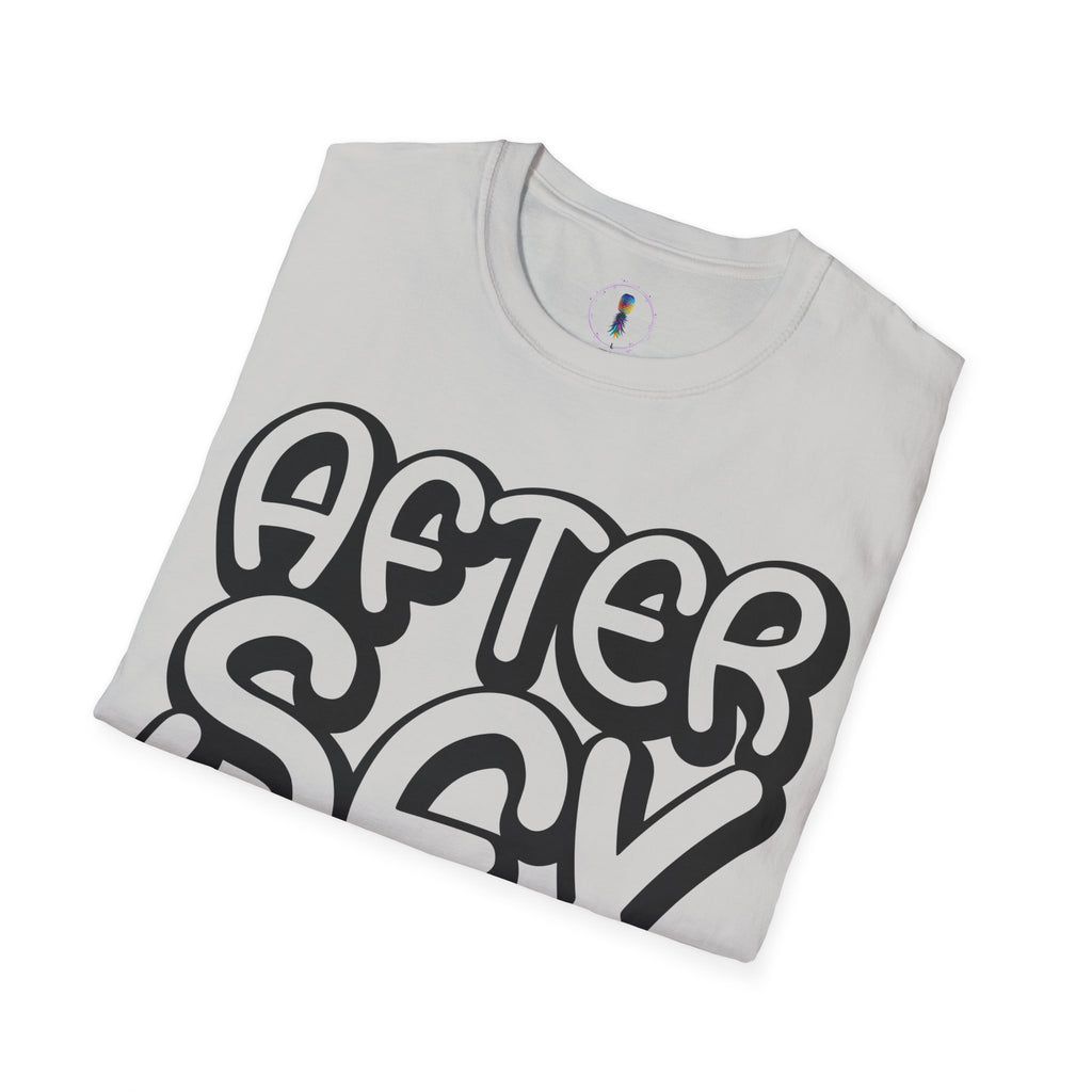 After Sex Unisex Softstyle T-Shirt - Fun Graphic Tee for Couples
