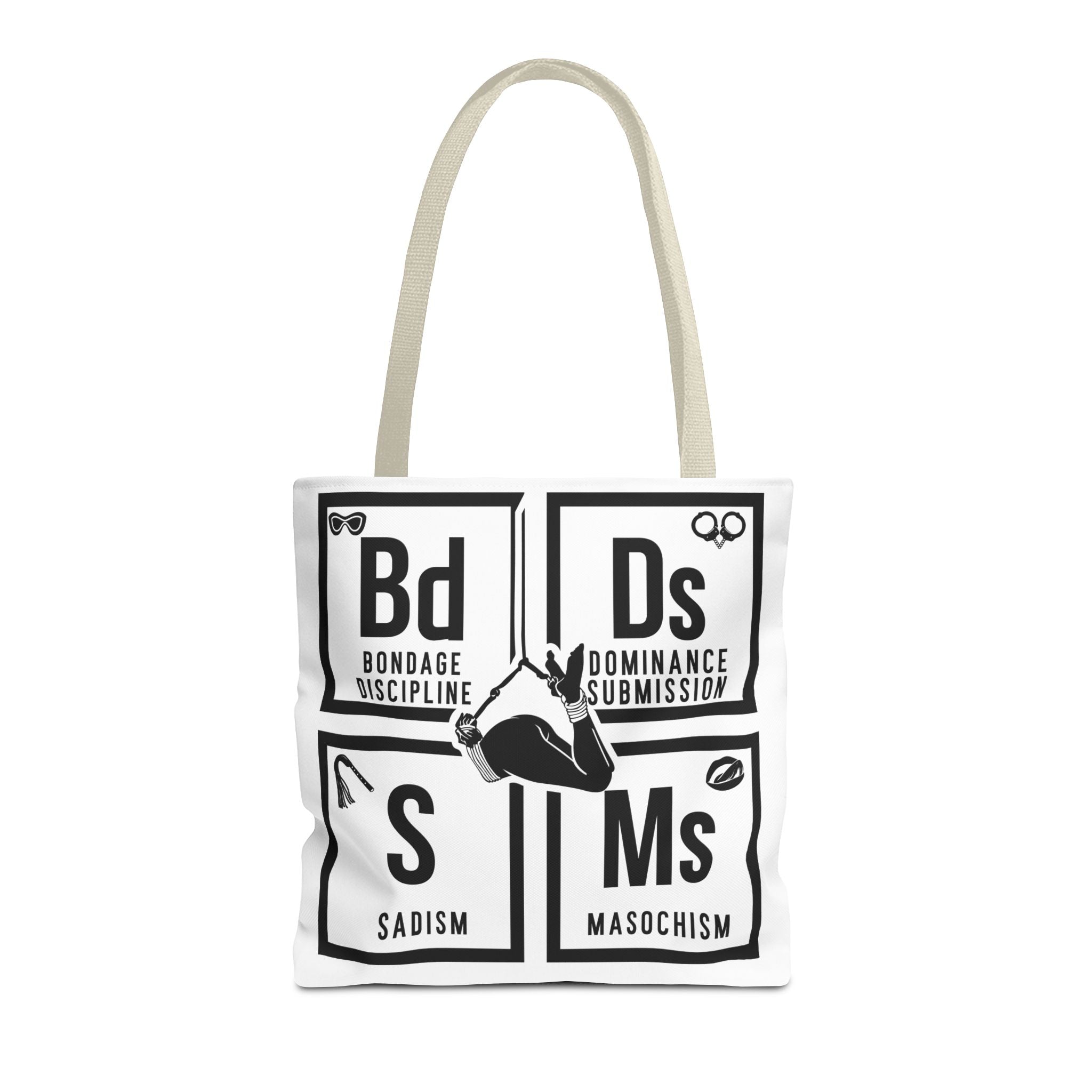 BDSM Elements Tote Bag - Stylish and Edgy Carryall for Fans of Kink Culture